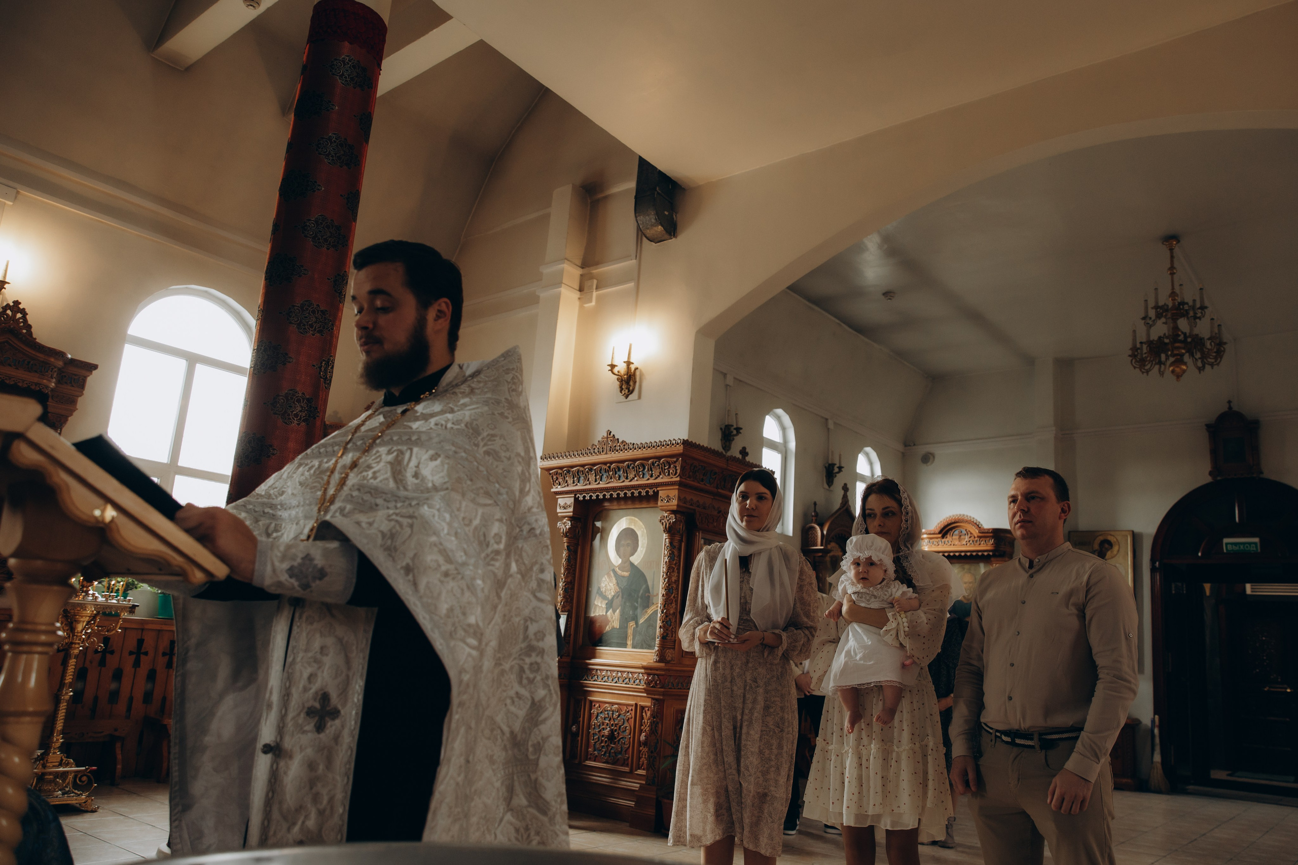 Таинство Крещения. Северная церковь. Фотограф Новый Уренгой I Ньюборн I Фотограф материнства I ЯНАО