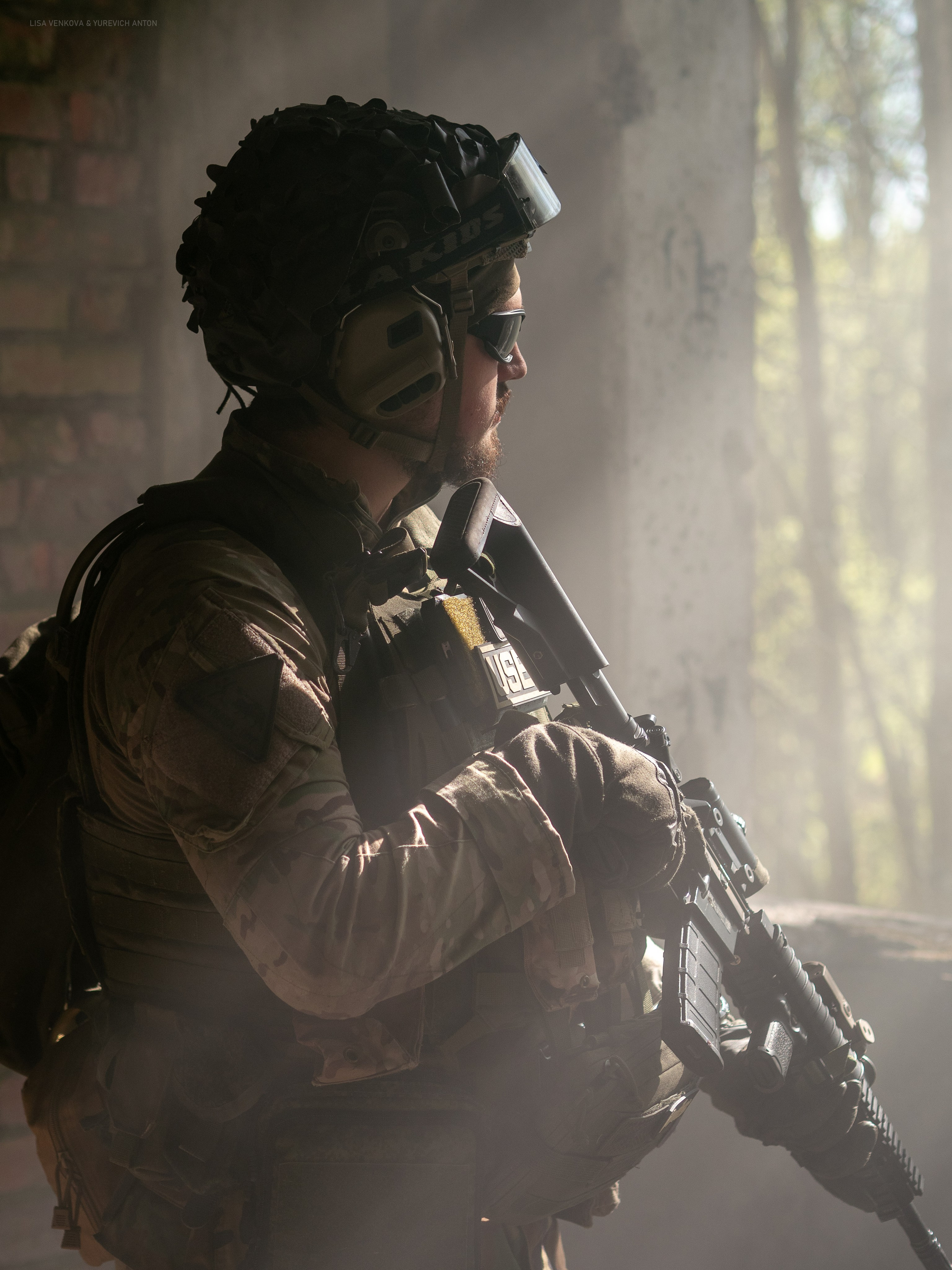 Милитари. Сайт портфолио двух профессиональных фотографов