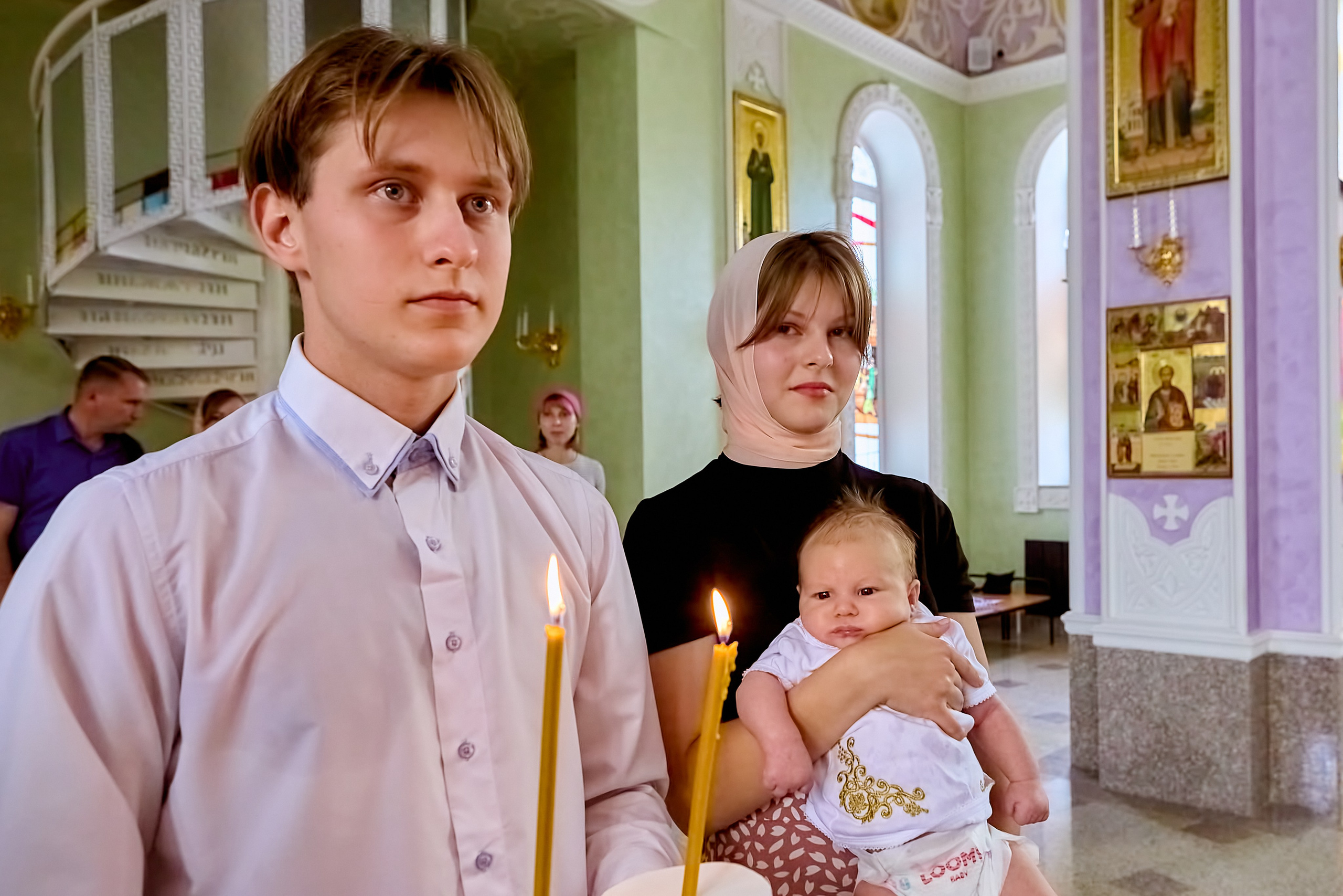 Фотографии Крещения младенца Алексея