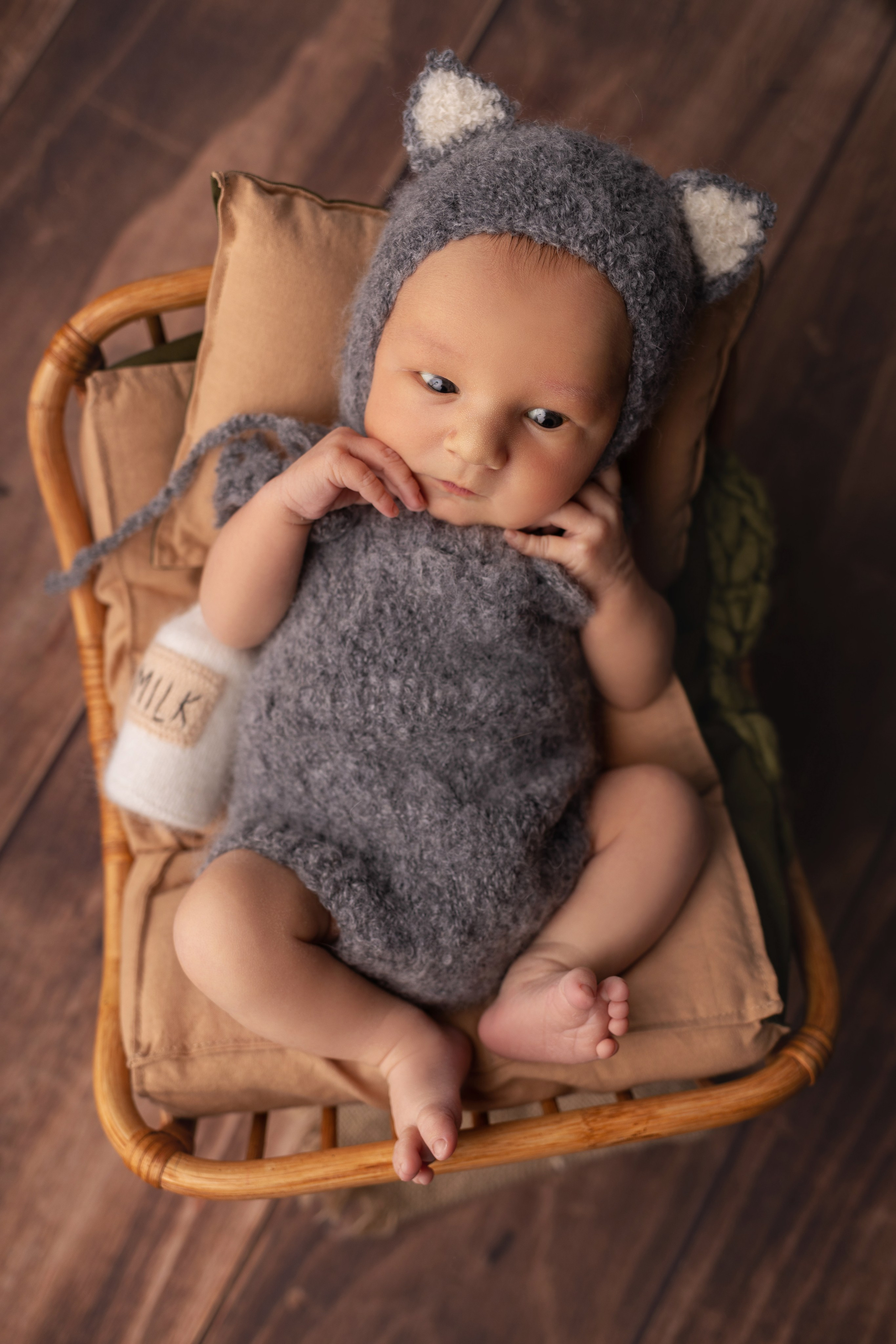 Классическая фотосессия малыша. Фотограф новорожденных малышей в Омске и Омской области Эльвира Камаева