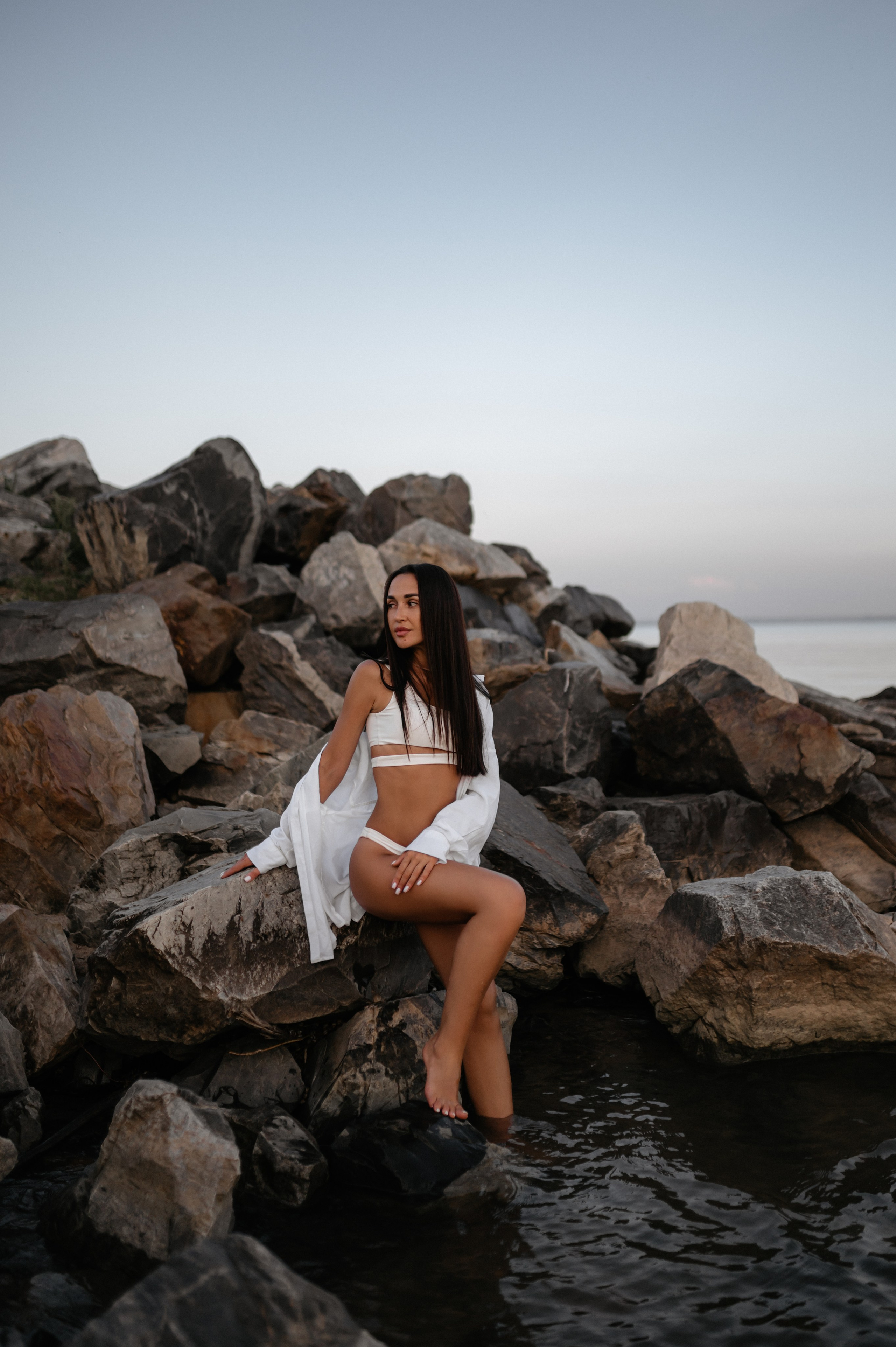 Закат на пляже. Главная