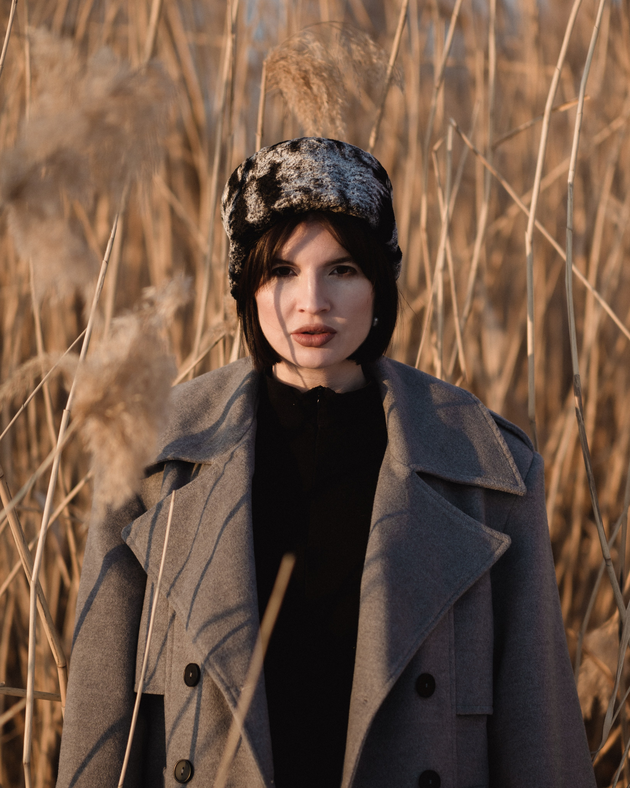 Фотосъёмка с цветком на льду на Ростовском море