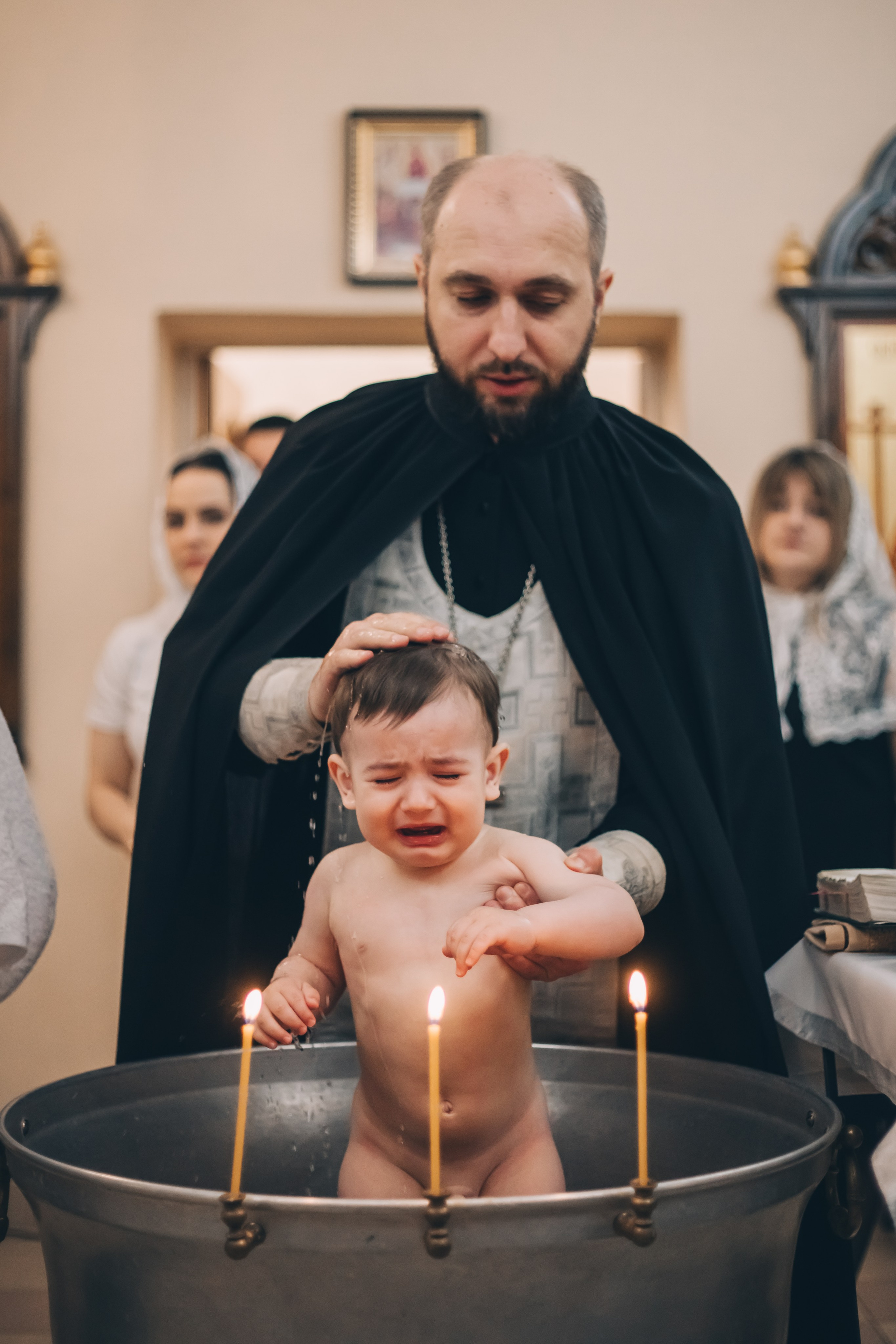 Фотосессия таинства крещения в Белой Глине. Свадебный и семейный фотограф в Краснодарском крае Мария Данилкина
