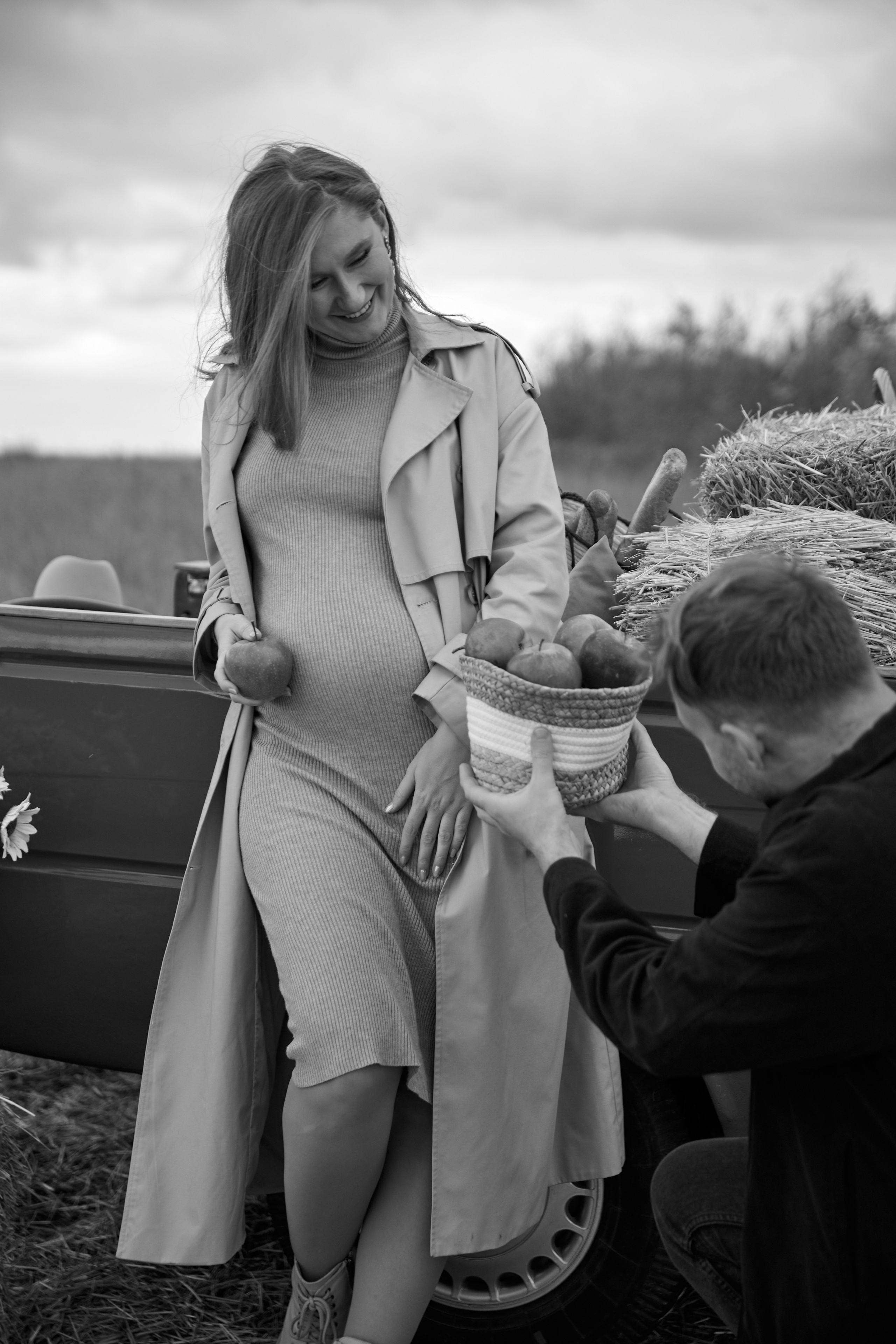 Осенняя с машиной. Фотограф в Самаре Анастасия Афанасьева