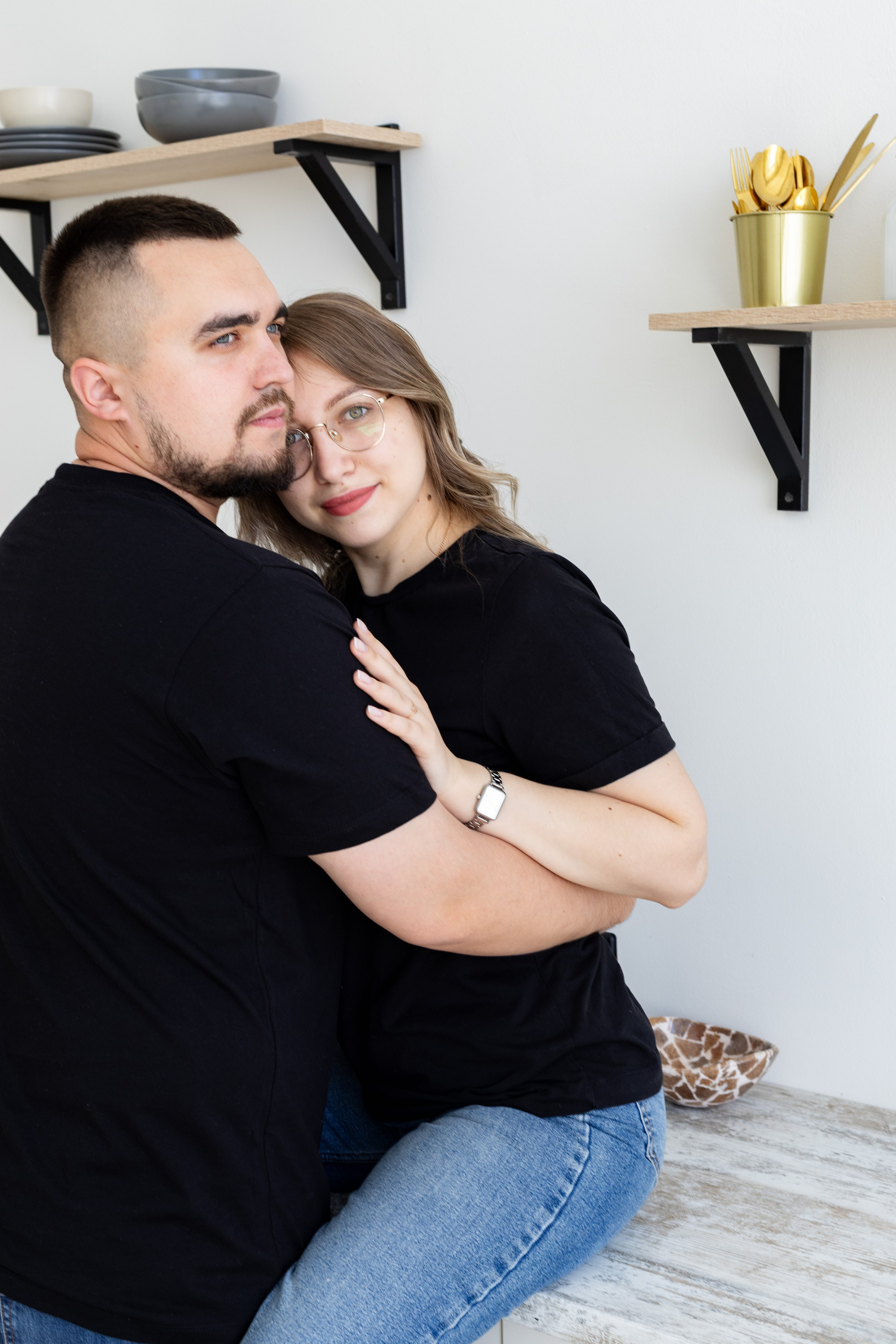 Семейная фотосессия в студии (Михаил, Крестина и Макар). Женский фотограф в Орске Новотроицке Динара Долганова