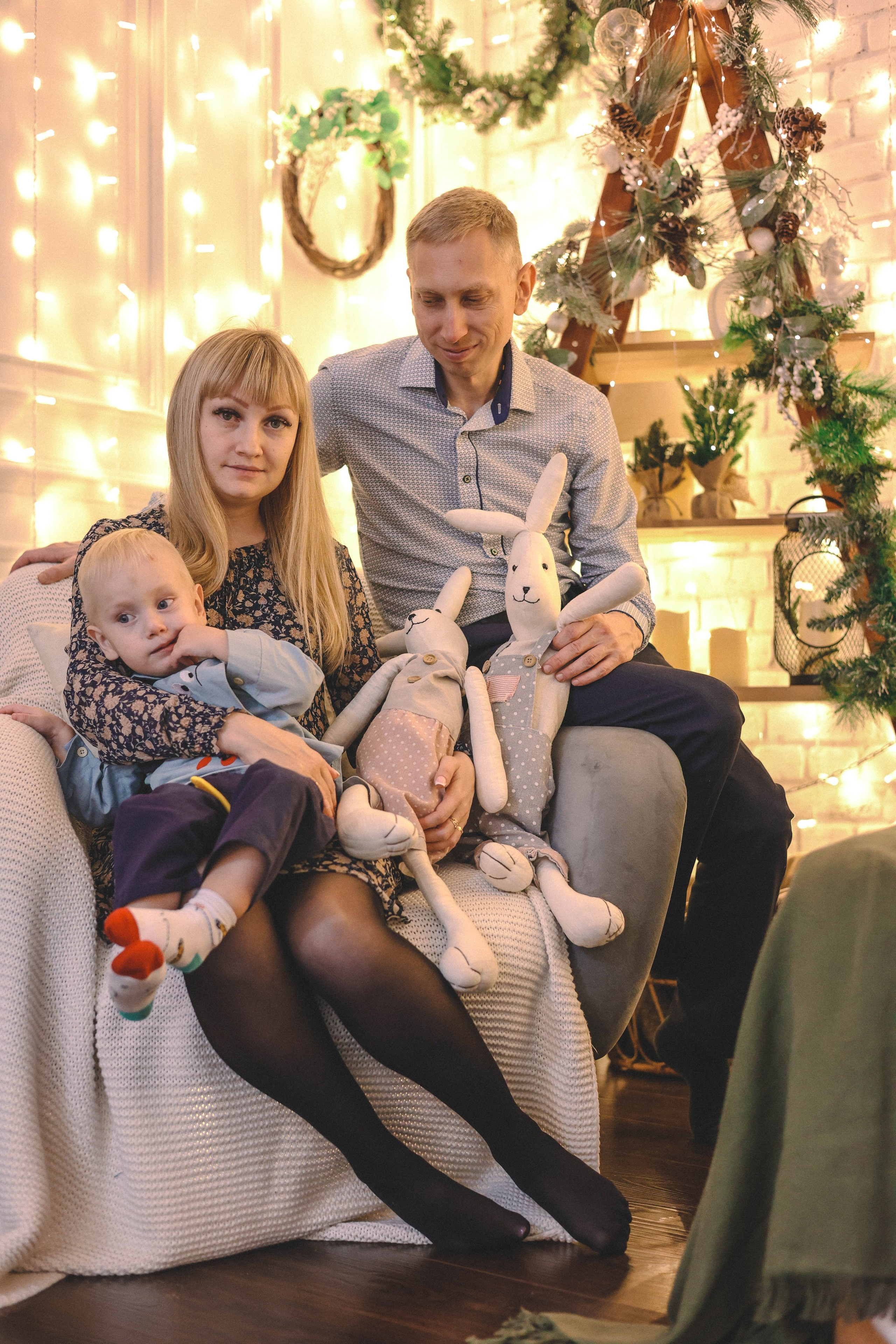 Новогодняя история «Мария и ее семья». Фотограф в Москве Анастасия Калинина