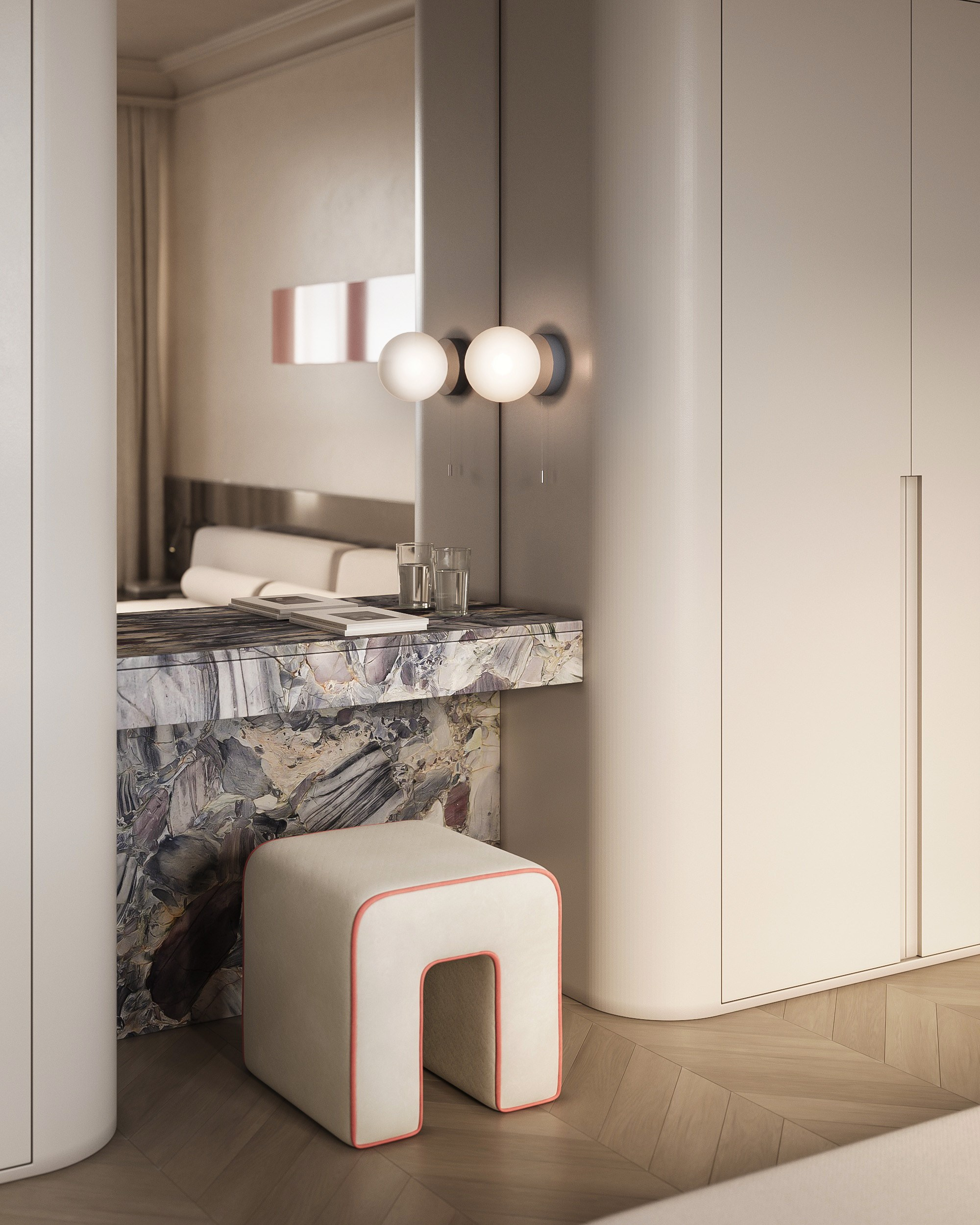 Квартира в ЖК Легенда — 102 м². Студия дизайна интерьера Muro