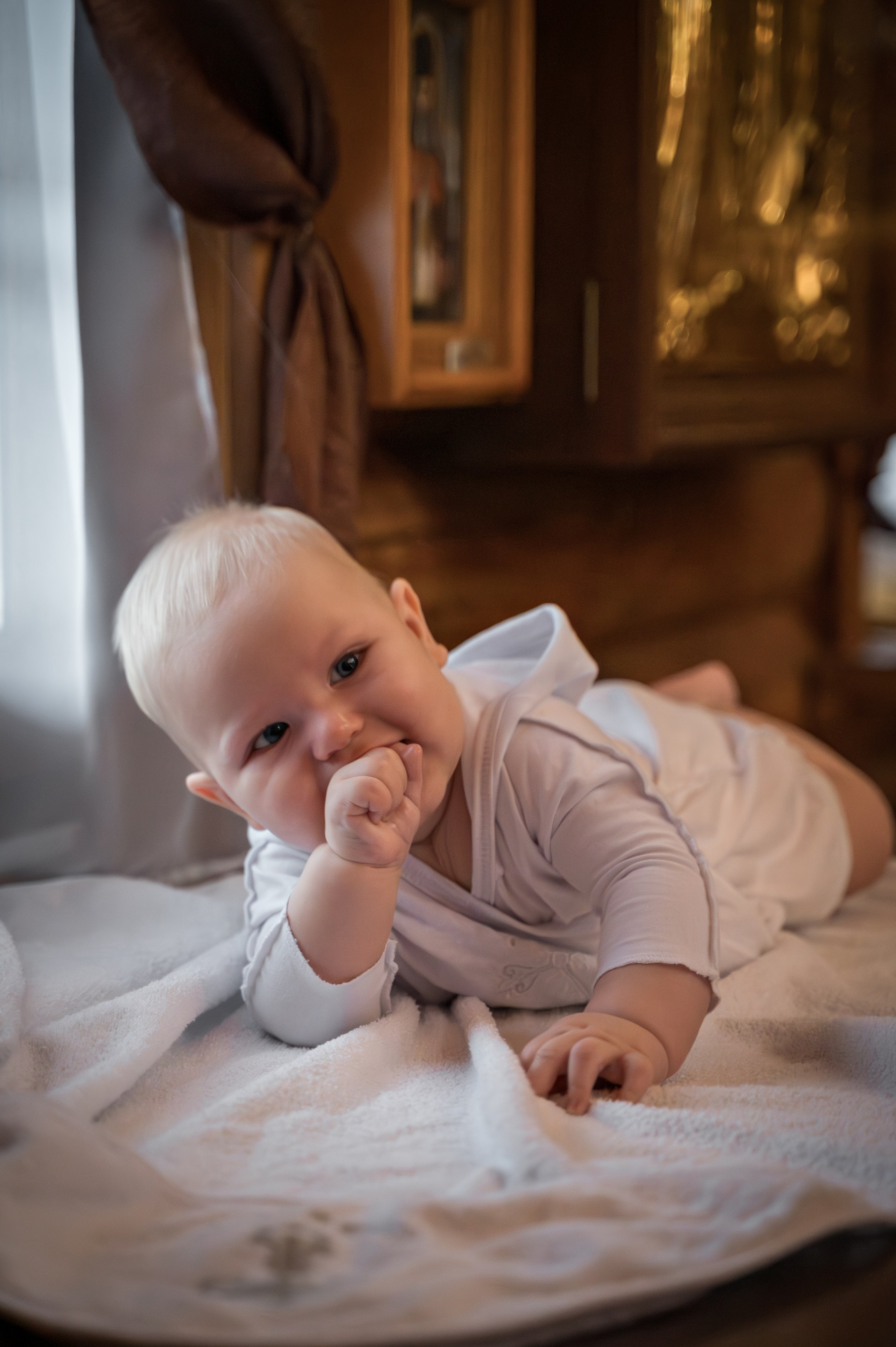 Крещение в Никольском храме д. Островцы