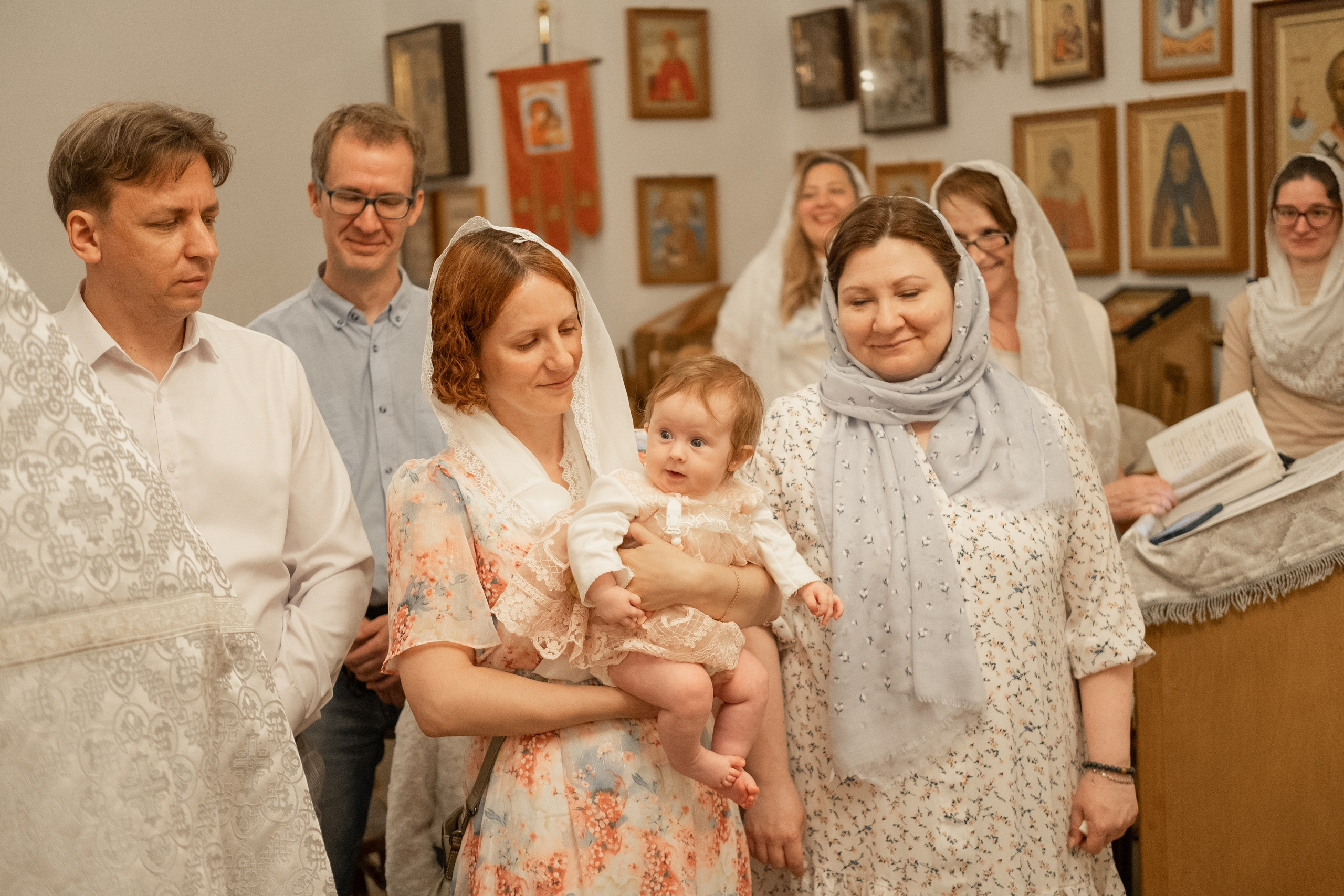 Крещение Златы. Фотограф новорождённых в Санкт-Петербурге Надежда Турченко