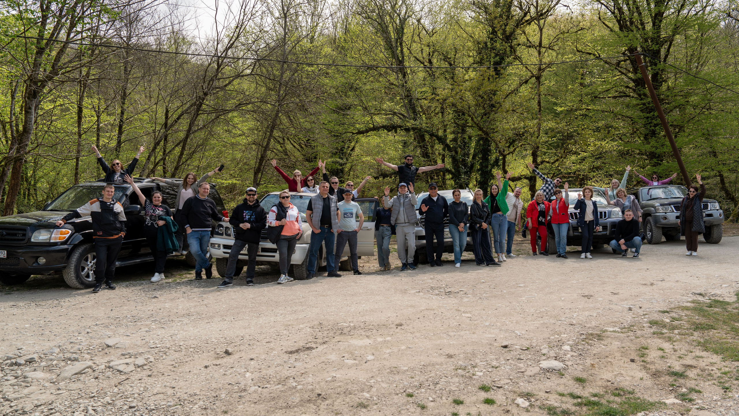 MICE мероприятие — джиппинг на каньон Псахо. Репортажный фотограф в Красной Поляне и Сочи Павлюченко Екатерина