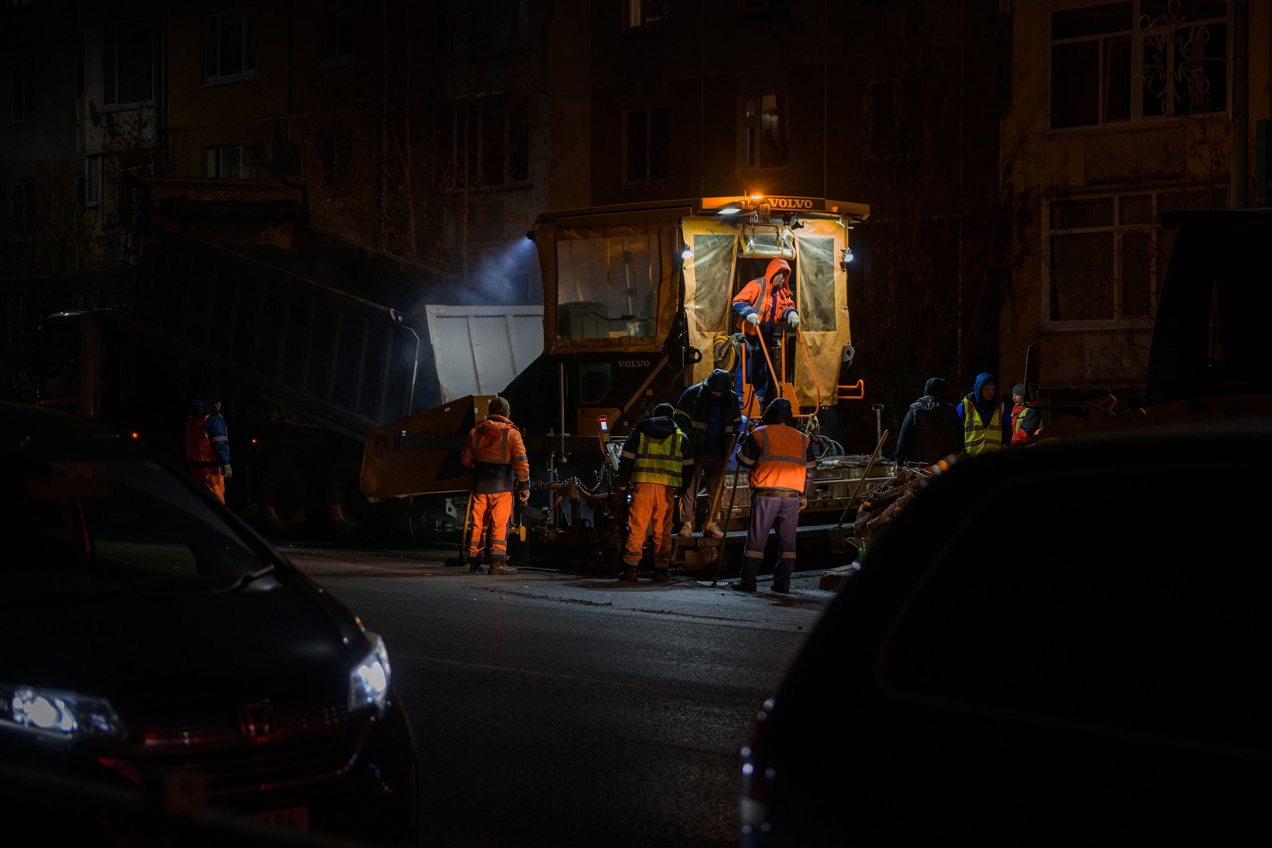 Дорожные работы. Фотограф в Ханты-Мансийске Евгений Жуланов