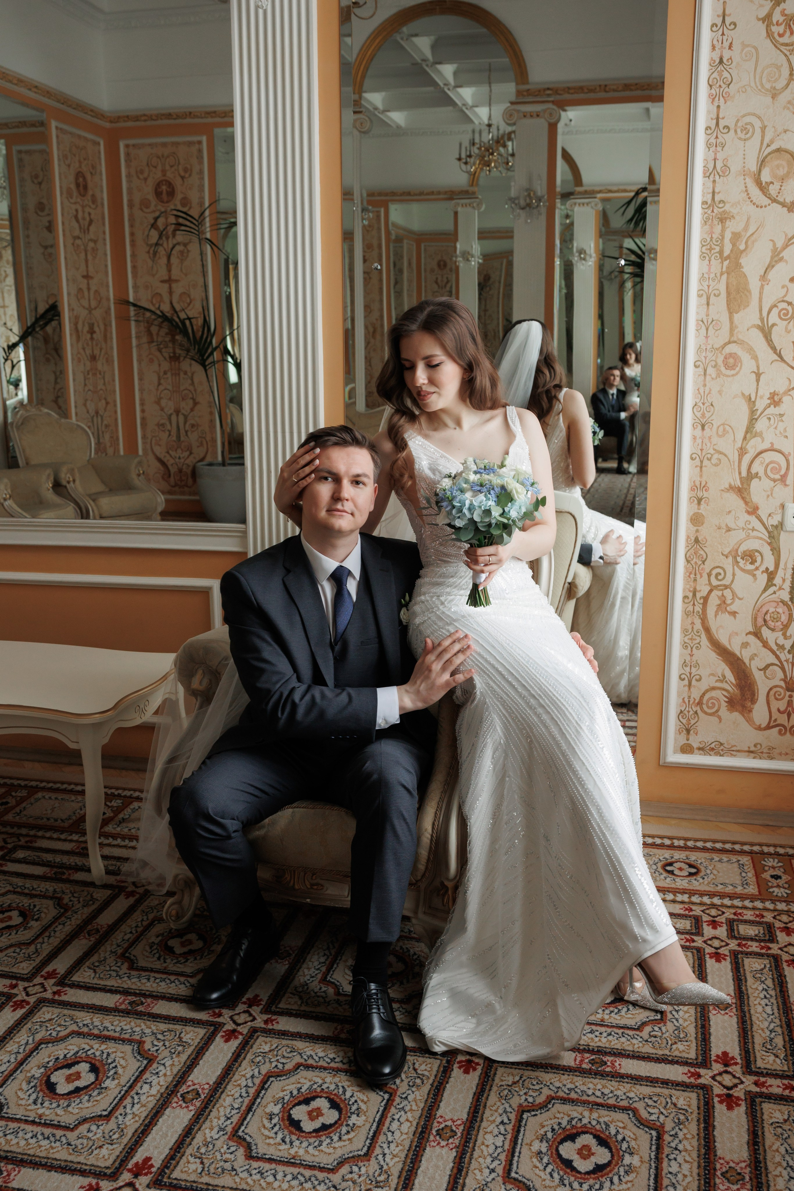 Даша и Дима, Грибоедовский ЗАГС. Свадебный и репортажный фотограф (Москва, Королев и другие)