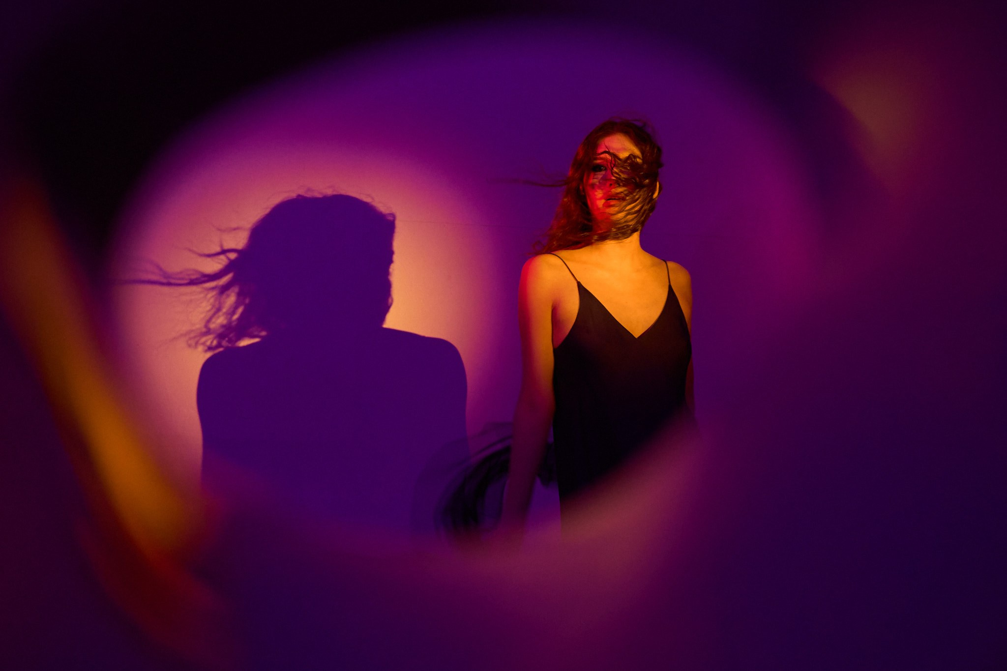 Съемка с цветным светом. Фотограф, Римма Невинская