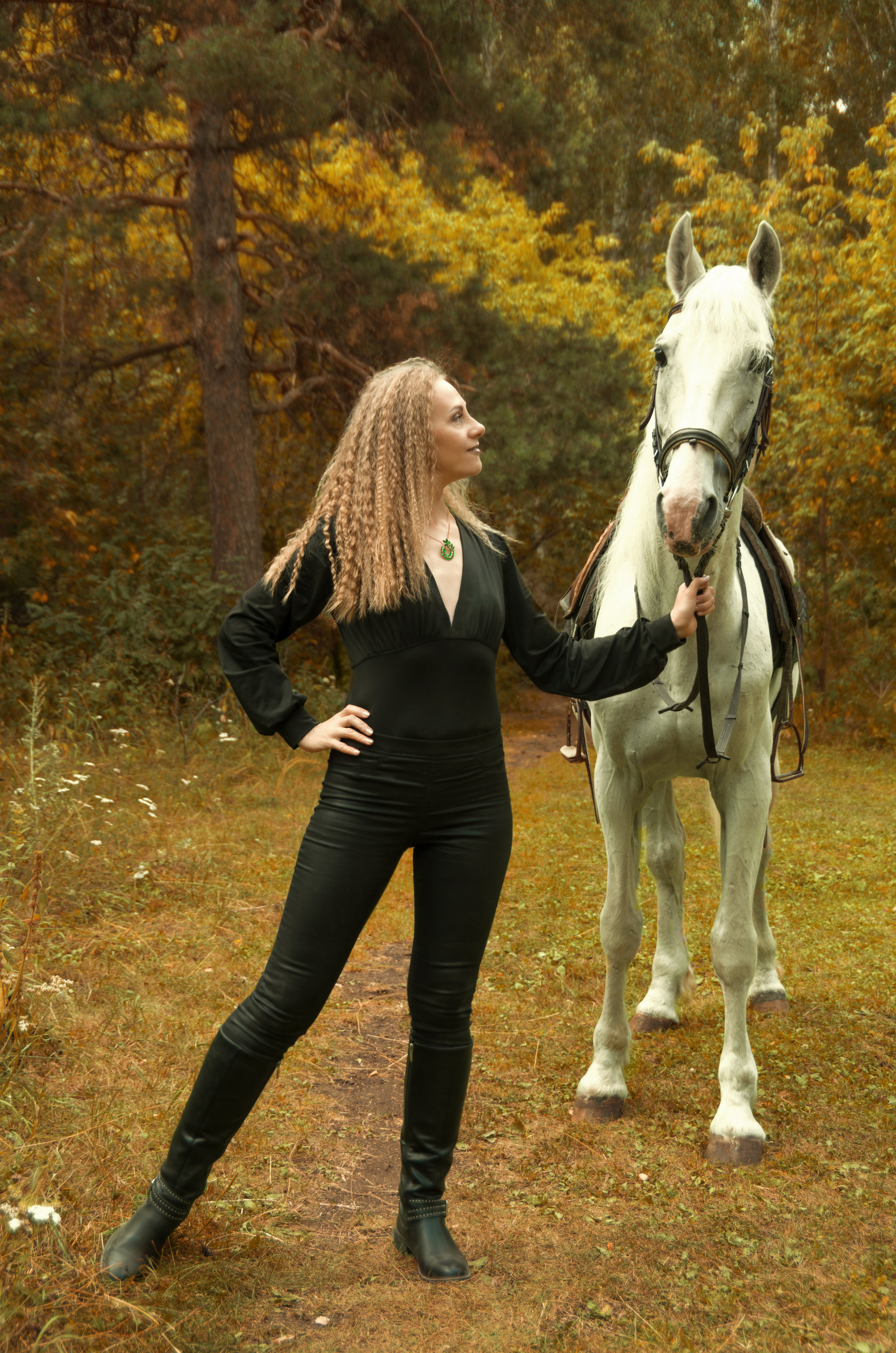 Проект «Миледи». Фотограф Марина Доглядная Челябинск фотосессии с лошадьми, мотоциклами