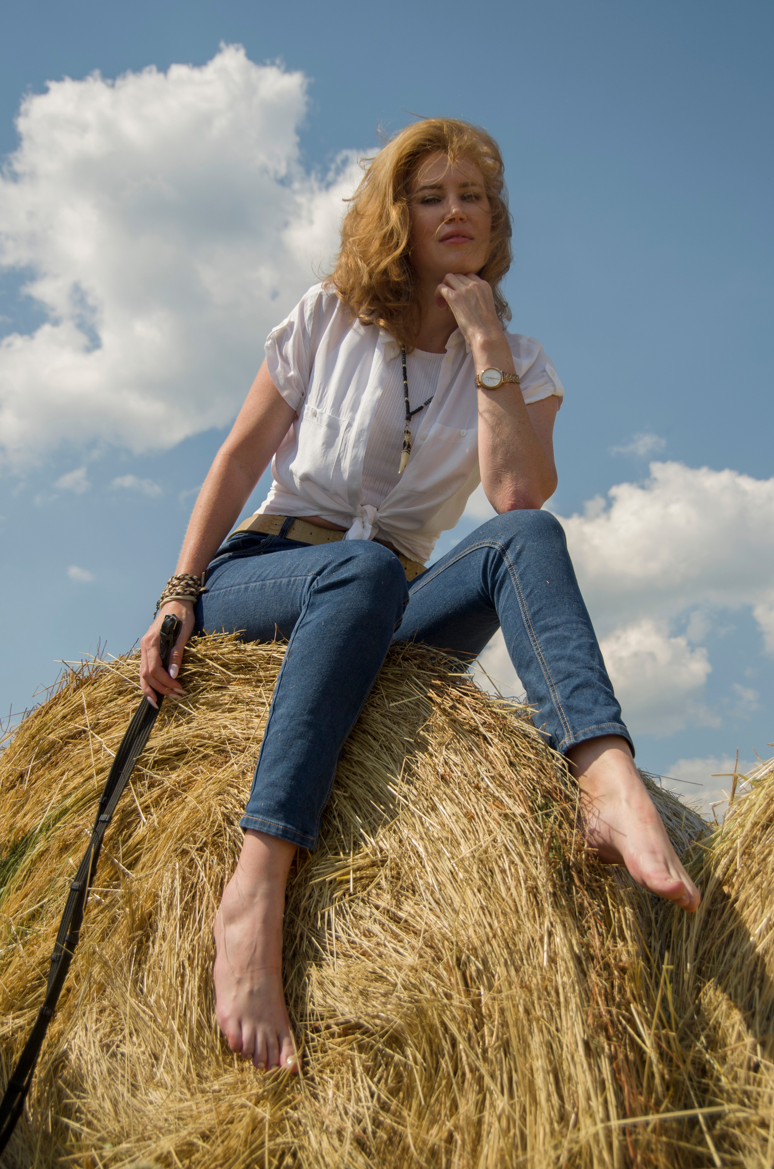 Ковбойская девчонка. Фотограф Марина Доглядная Челябинск фотосессии с лошадьми, мотоциклами