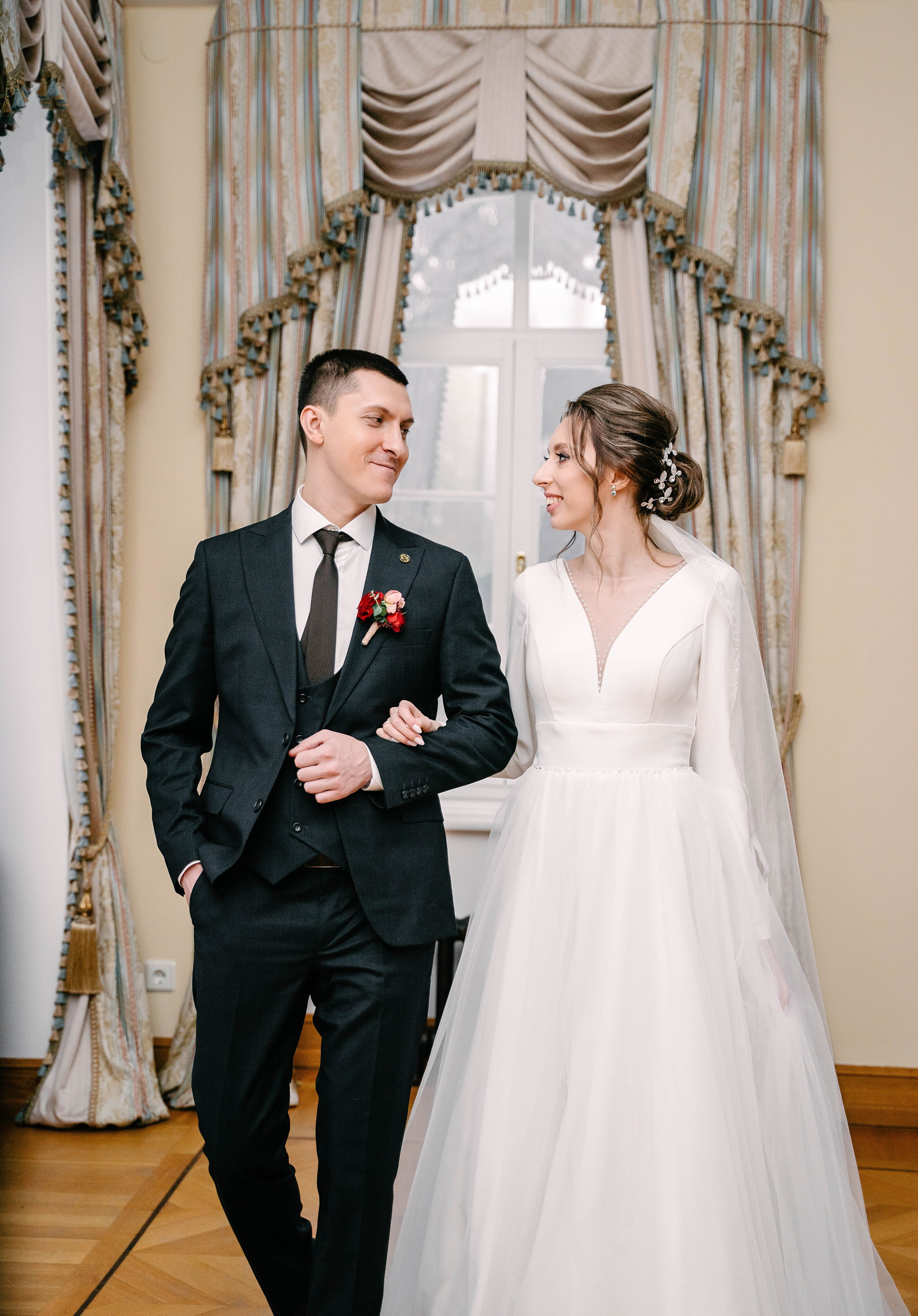 Зимняя свадебная фотосессия молодоженов. Свадебный и семейный фотограф из Воронежа|Москвы Бубнова Екатерина