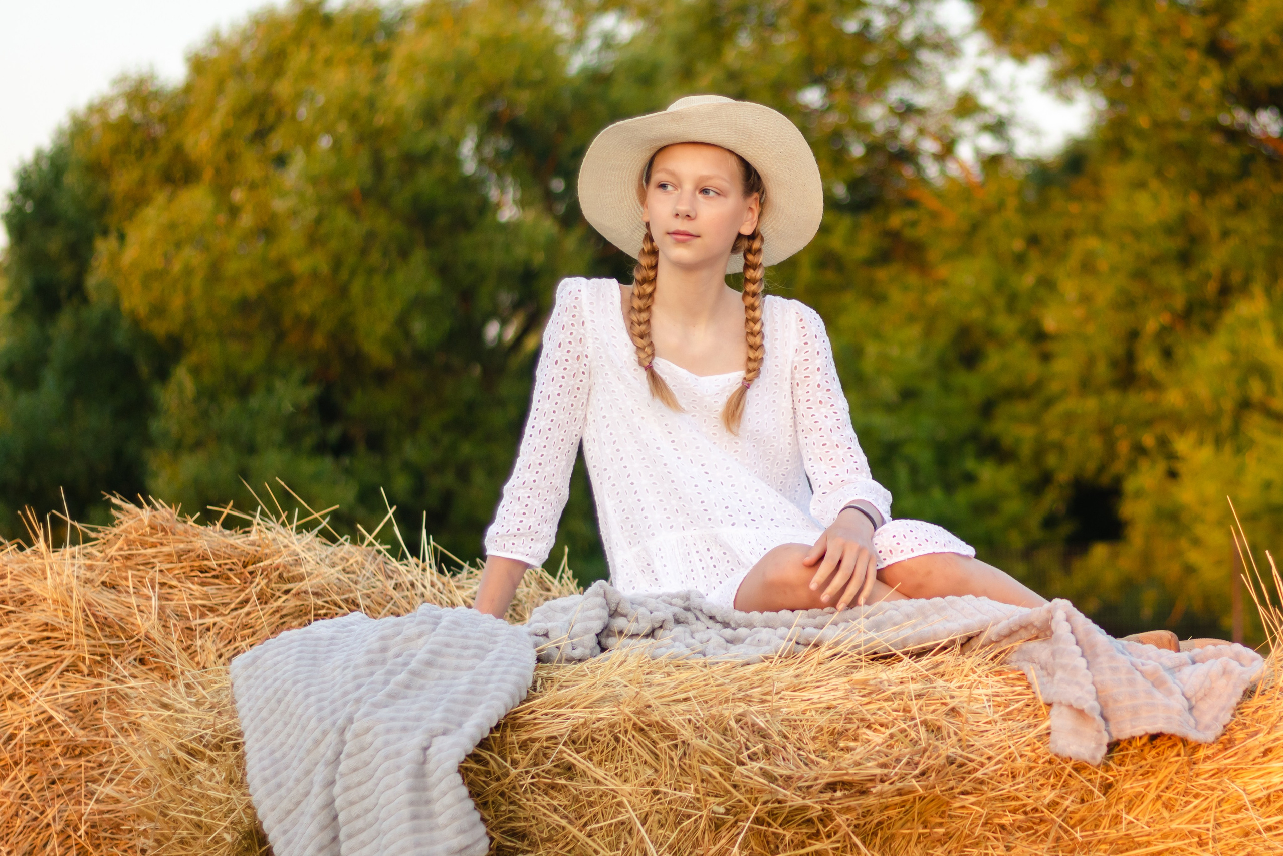 Рассвет в поле. Семейный и детский фотограф в Москве и Можайске Мария Бочкарева