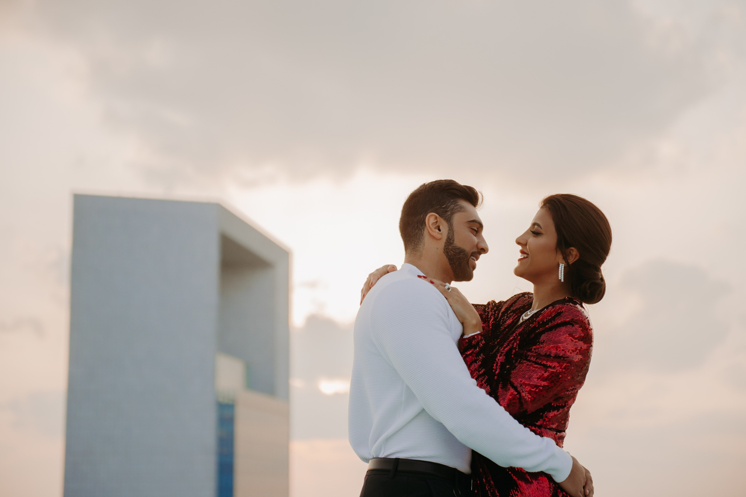 Love Story на высоте (Абу Даби). Фотограф в Москве и Санкт-Петербурге Дарина