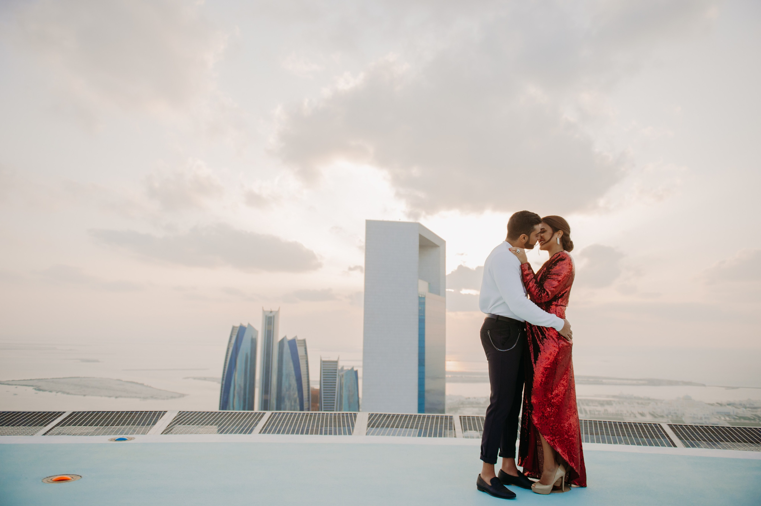 Love Story на высоте (Абу Даби). Фотограф в Москве и Санкт-Петербурге Дарина