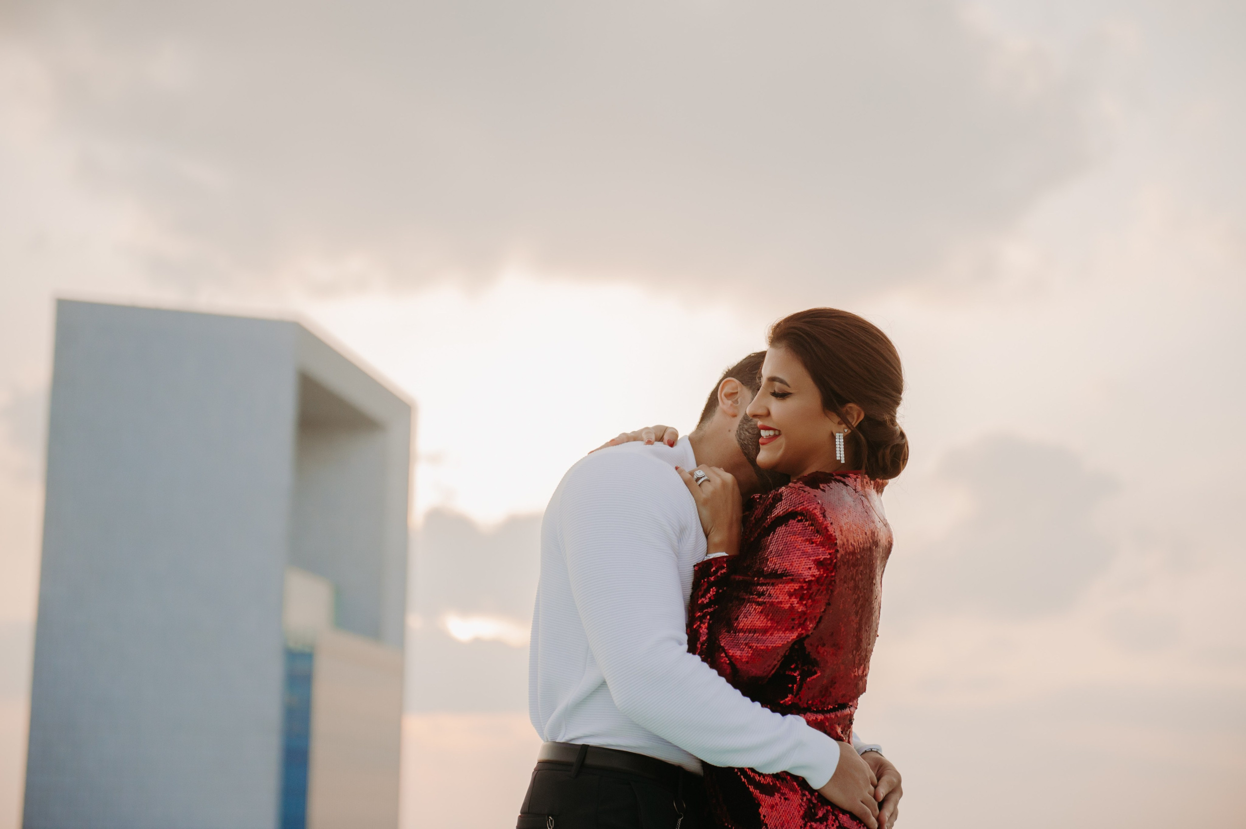 Love Story на высоте (Абу Даби). Фотограф в Москве и Санкт-Петербурге Дарина
