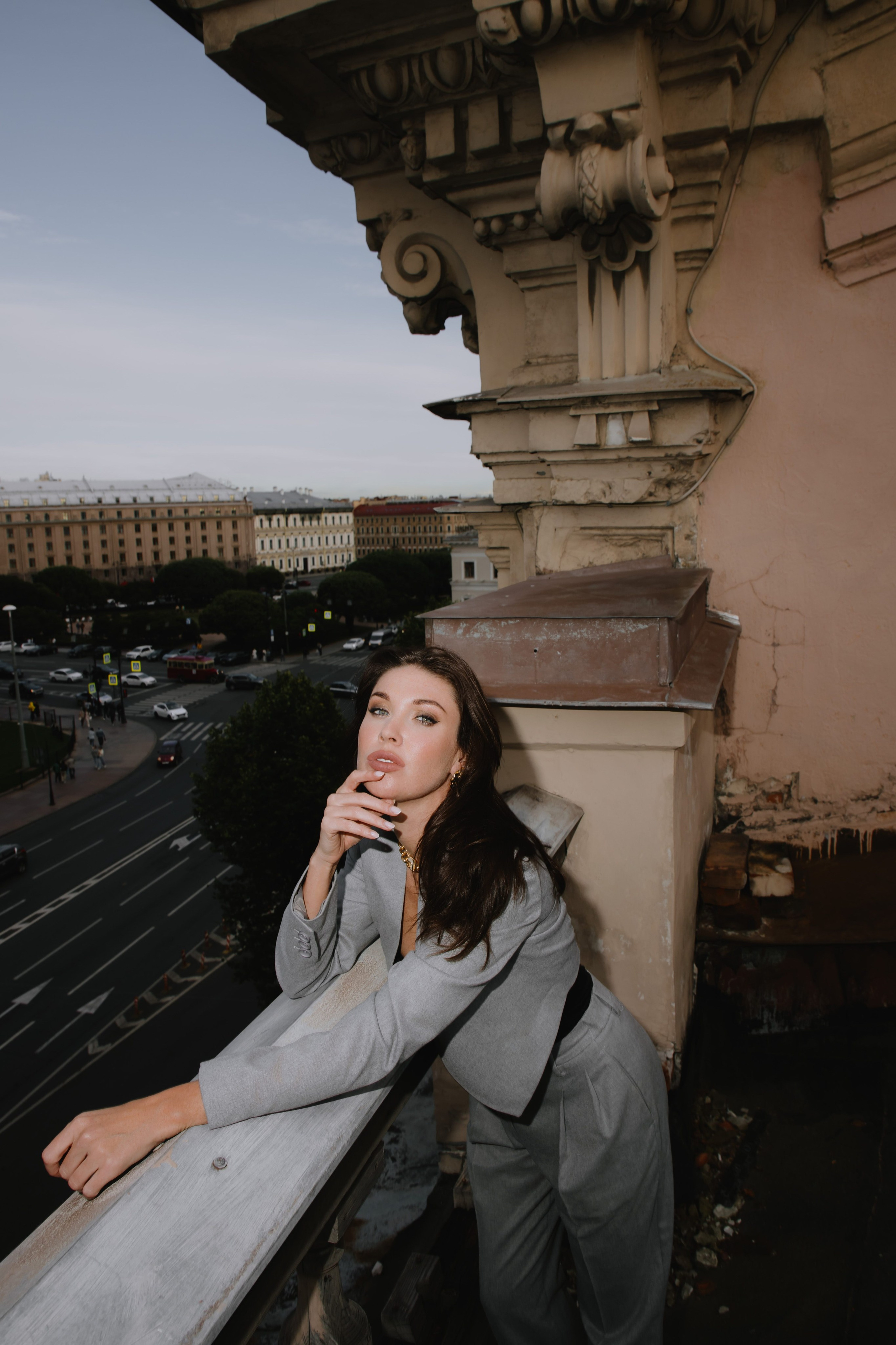 Вероника (съемка на крыше). Фотограф в Москве и Санкт-Петербурге Дарина