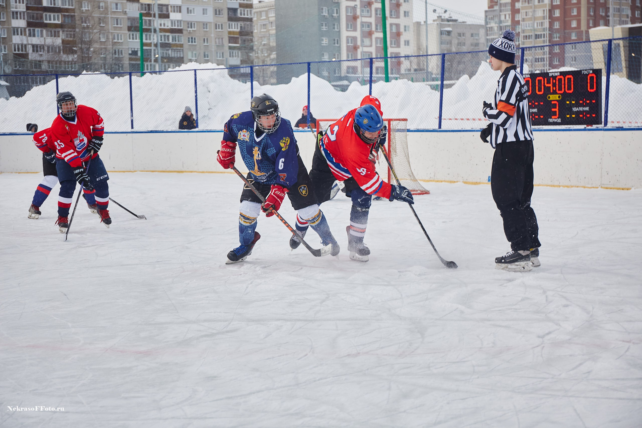 Турнир по хоккею «Русская классика» в рамках Офицерской хоккейной лиги. Спортивный фотограф Некрасов Денис