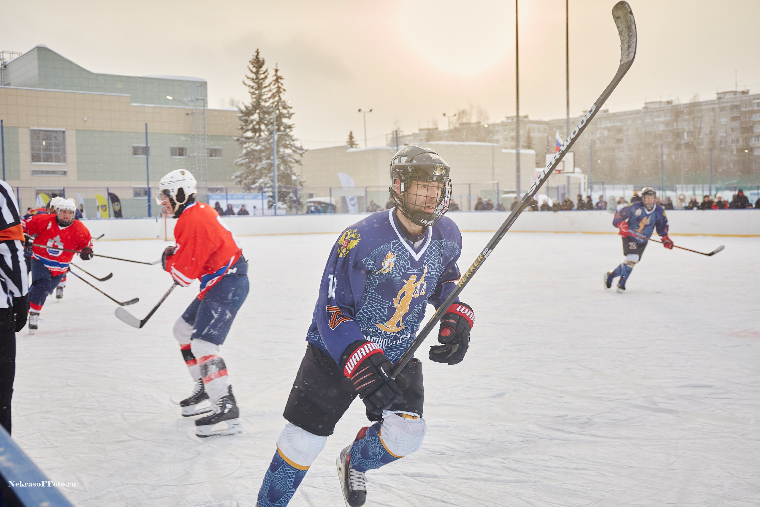 Турнир по хоккею «Русская классика» в рамках Офицерской хоккейной лиги. Спортивный фотограф Некрасов Денис