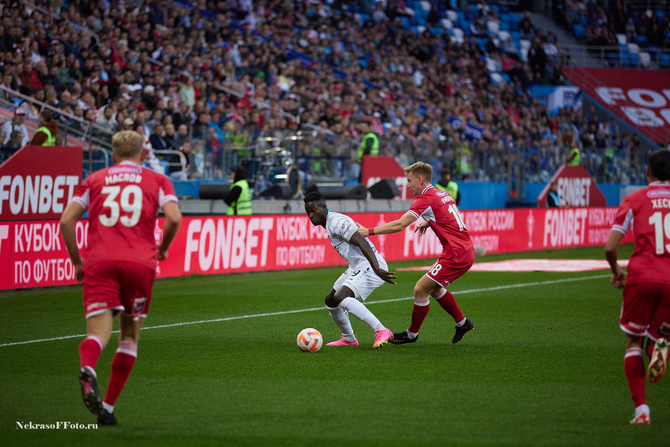 РПЛ ФК Пари НН- ФК Спартак. Спортивный фотограф Некрасов Денис