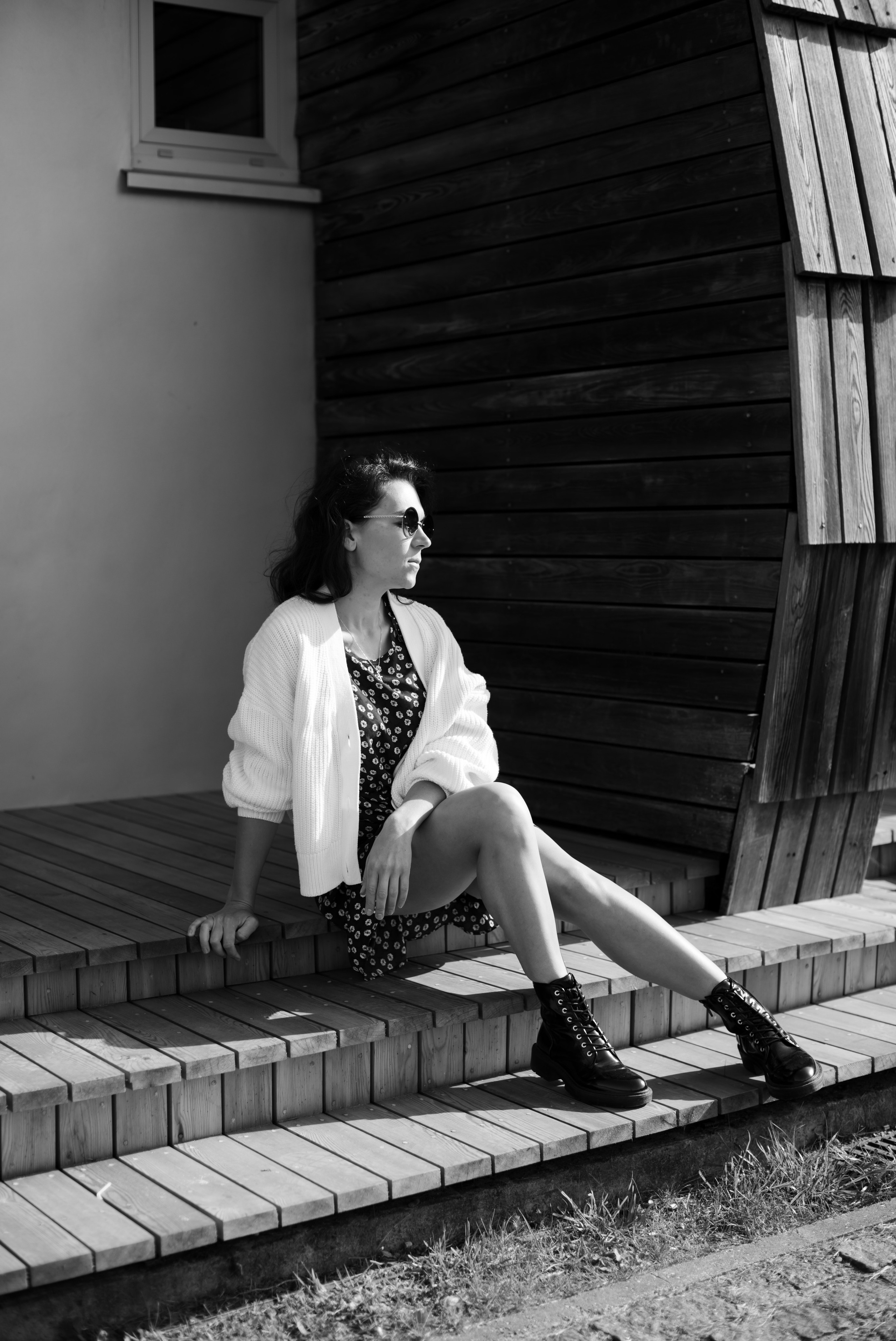 Когда лето встречается с осенью. Фотопрогулка с Дашей в загородном клубе. Портретный и семейный фотограф Юлия Герман