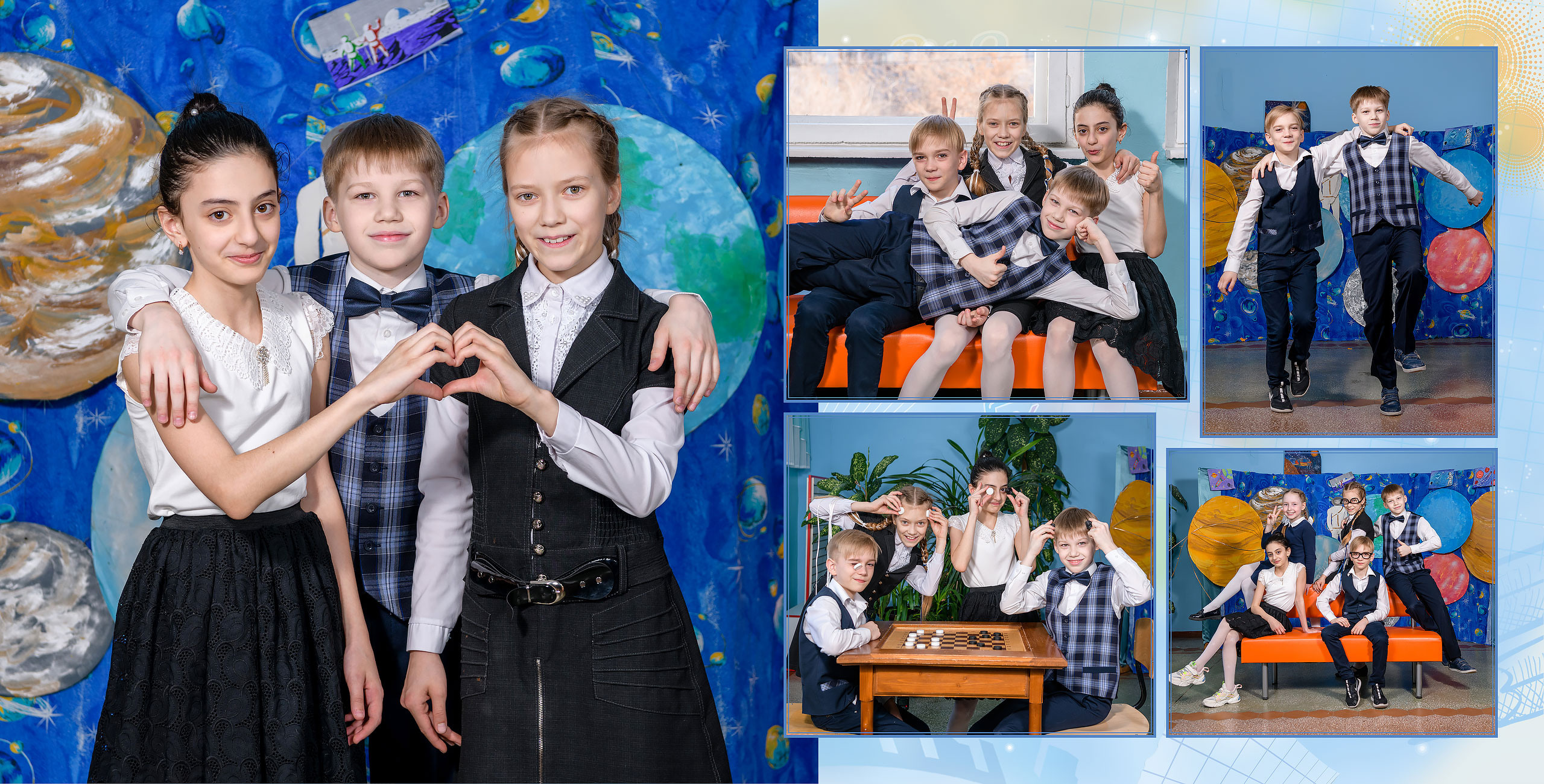 Персональный выпускной альбом для начальной школы. Профессиональный фотограф в г. Красноярске Татьяна Арлакова