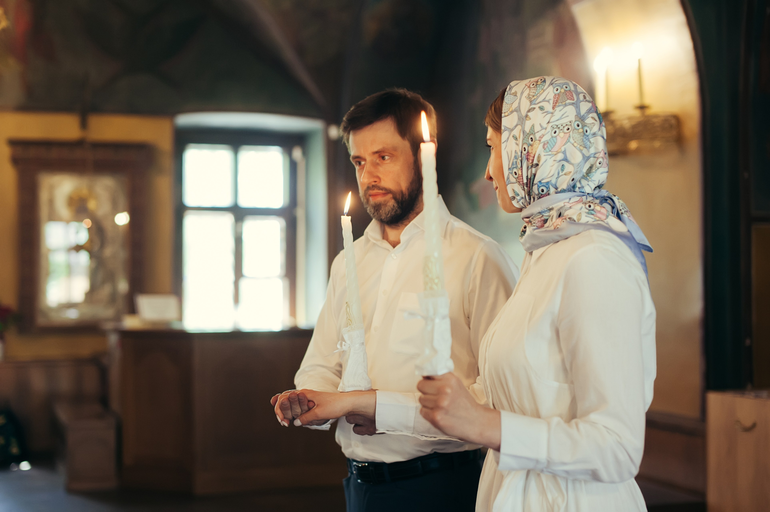 Екатерина и Александр. Венчание, Москва. Семейный фотограф Анна Дубовская