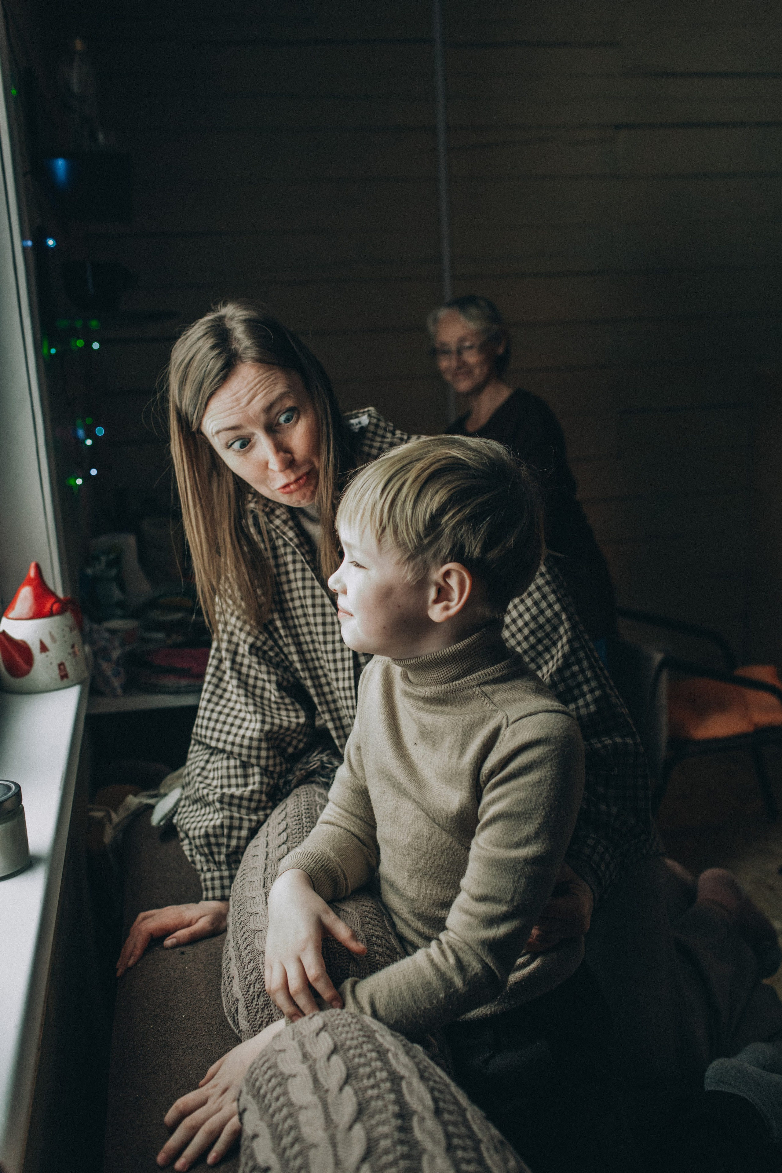 Женечка с семьей. Дачная история. Семейный фотограф Томск