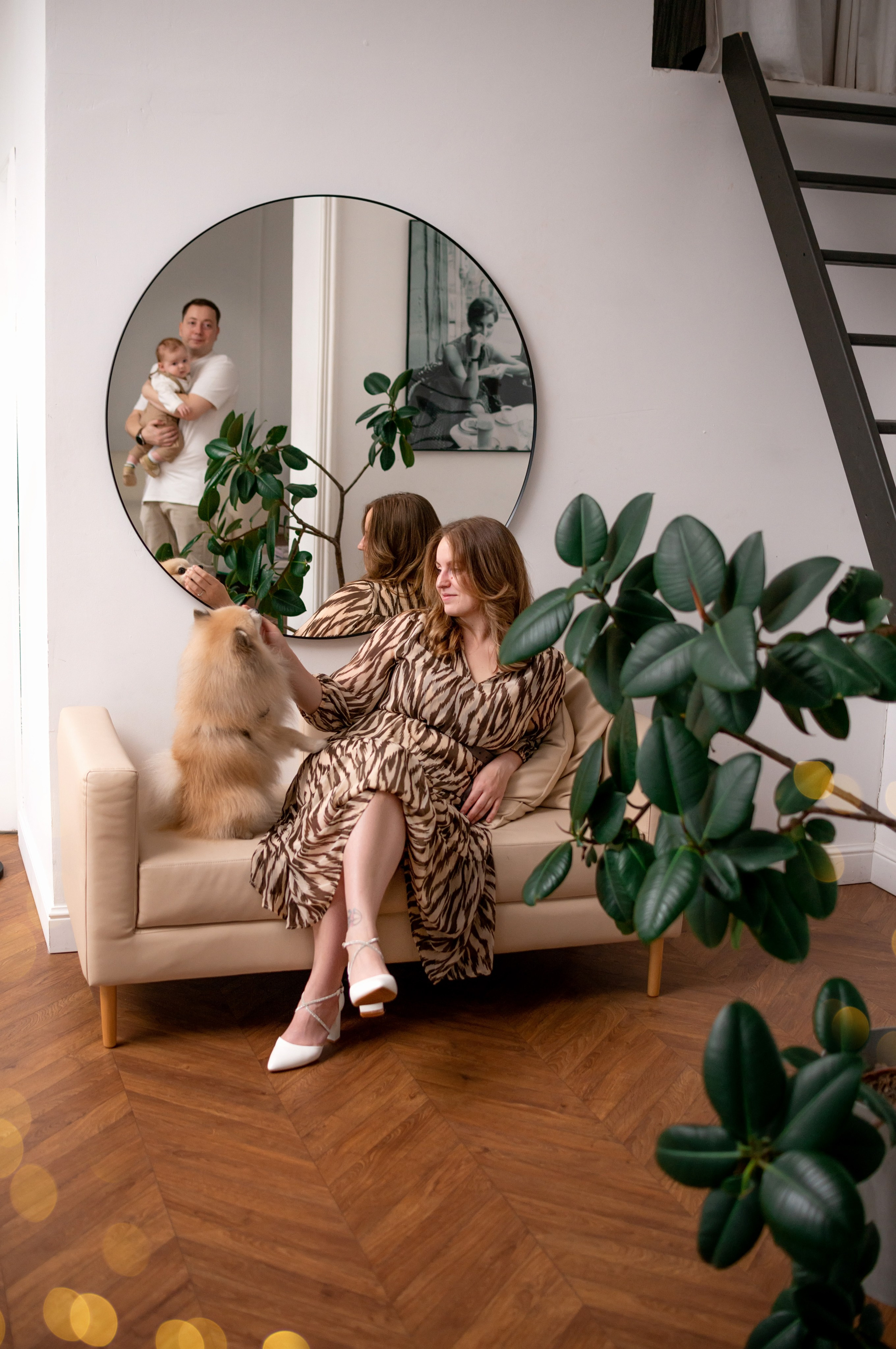 Новогодняя семейная фотосессия в Краснодаре 2023-2024. Фотограф новорожденных Краснодар Малышенко Надежда