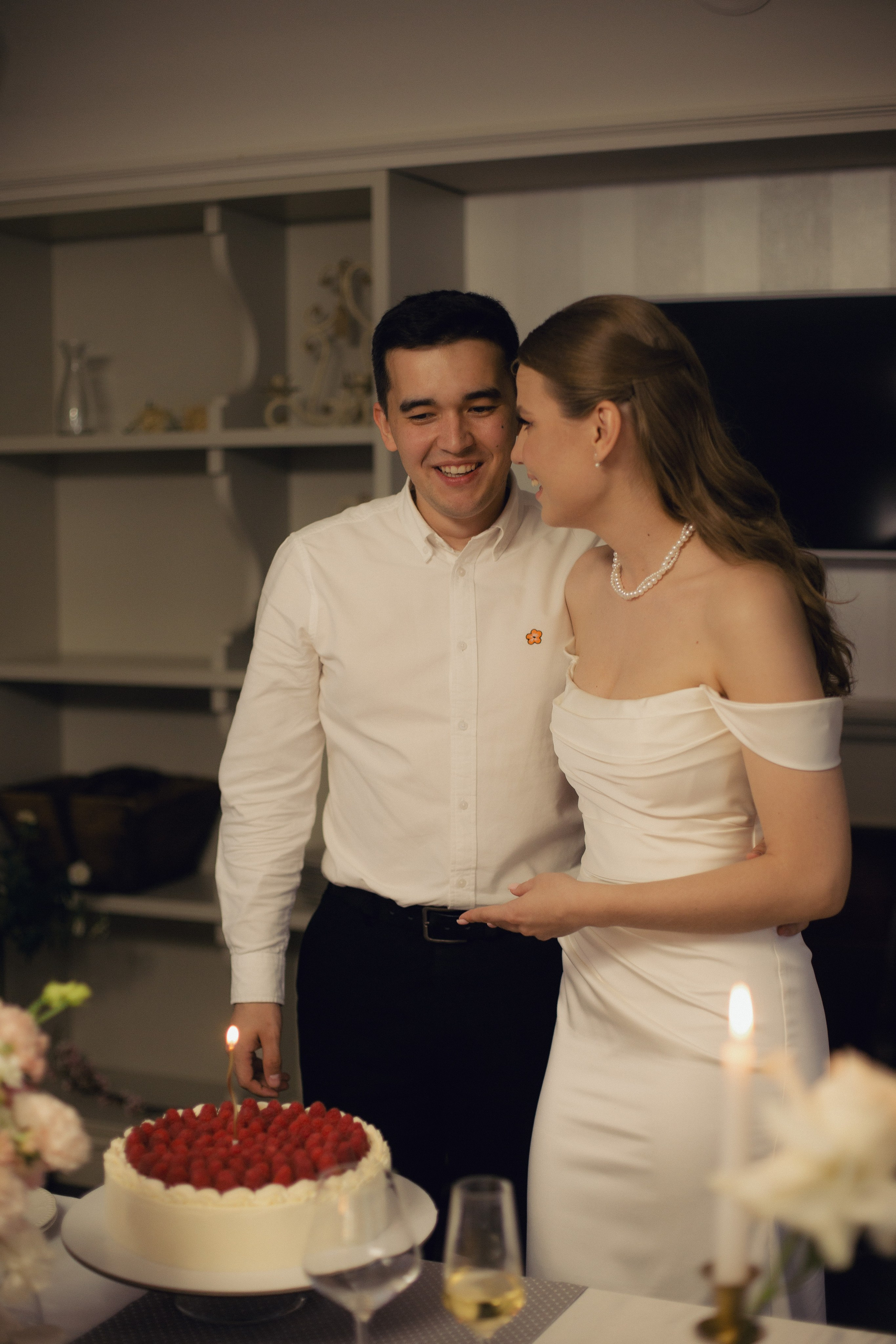 Камерный ужин Насти и Даниля. Фотограф любви в городе Казань