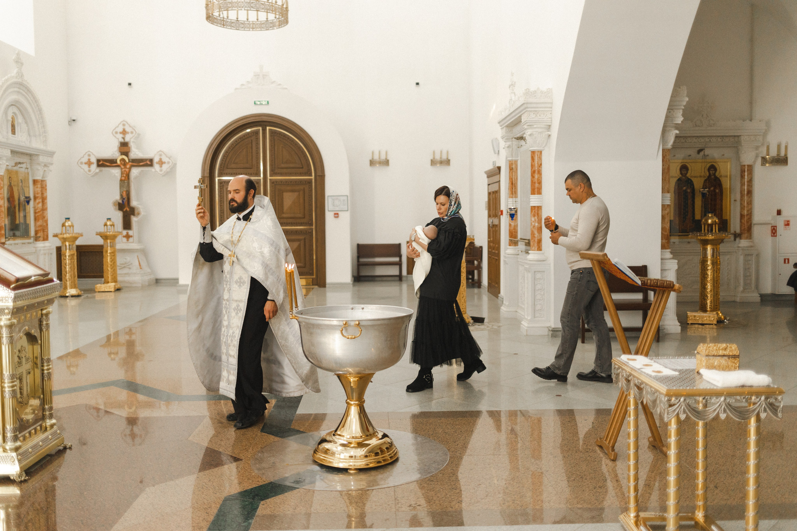 Крещение Стефании. Семейный фотограф в Москве