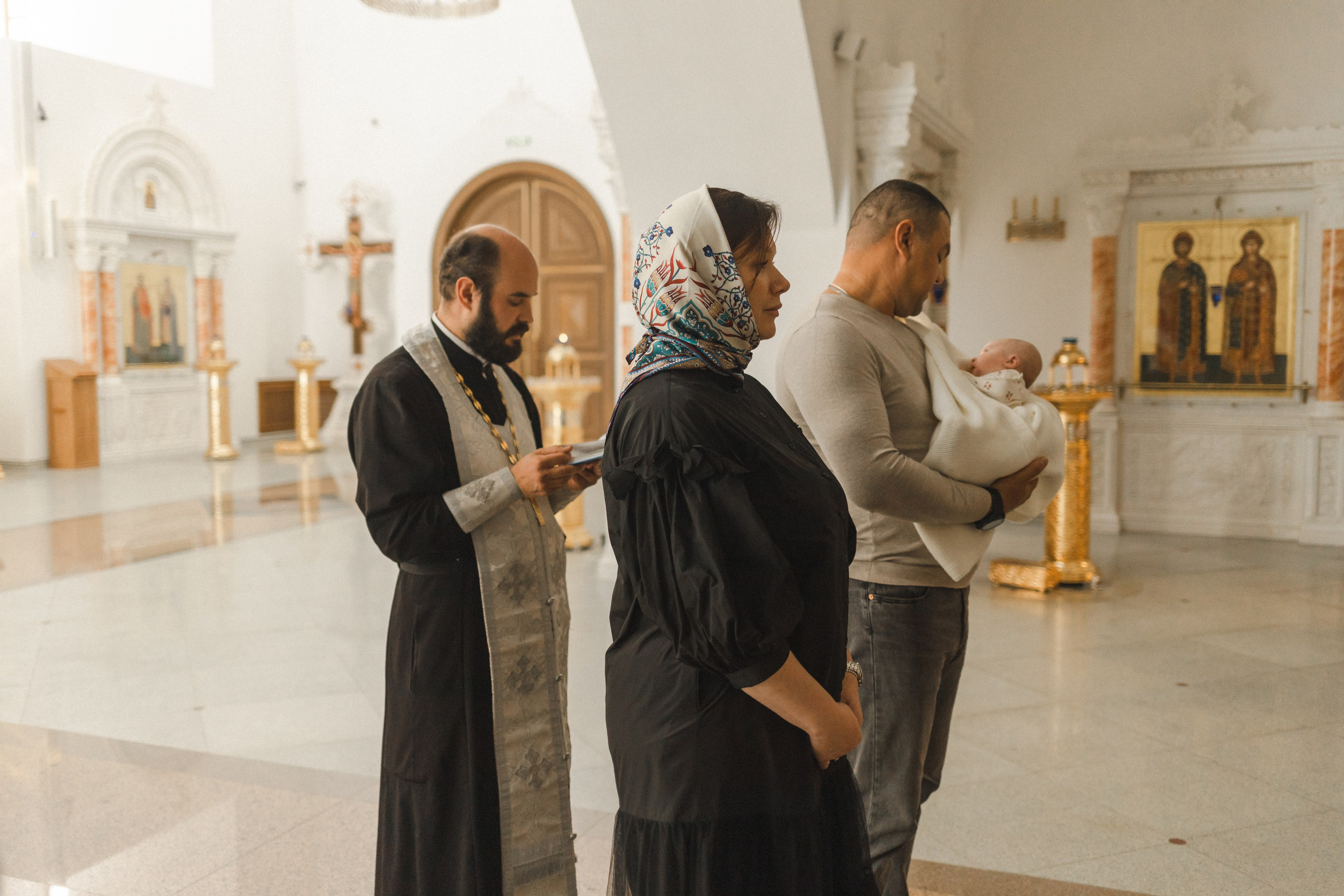 Крещение Стефании. Семейный фотограф в Москве