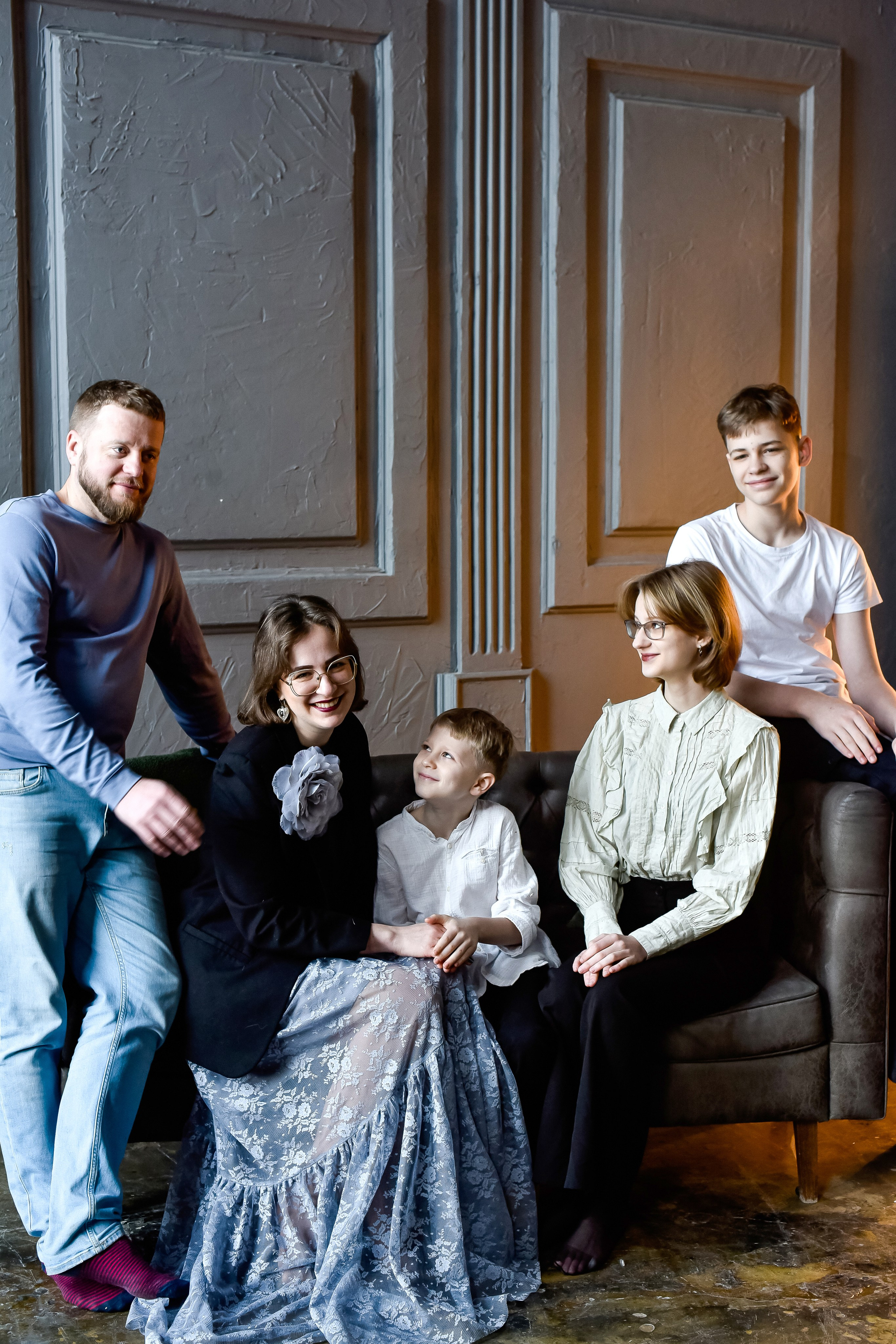 Дружная семья Настеньки