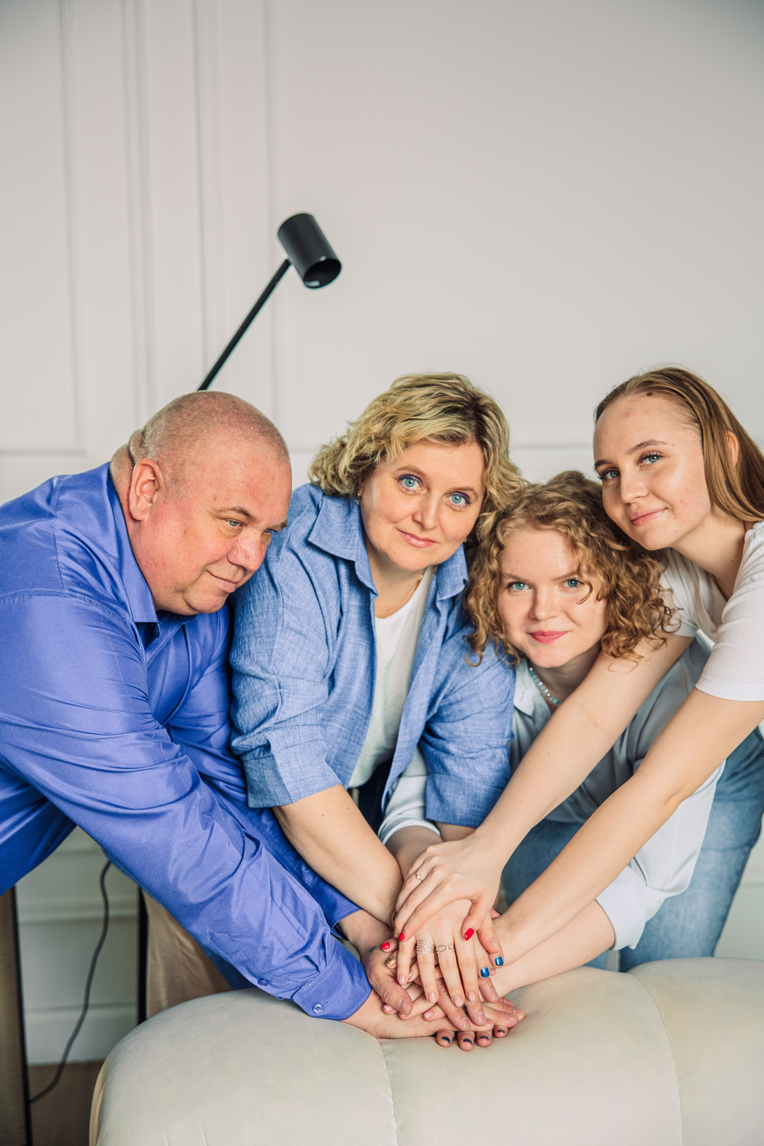 Семейная съемка в студии. Фотограф в Казани Ольга Яшина