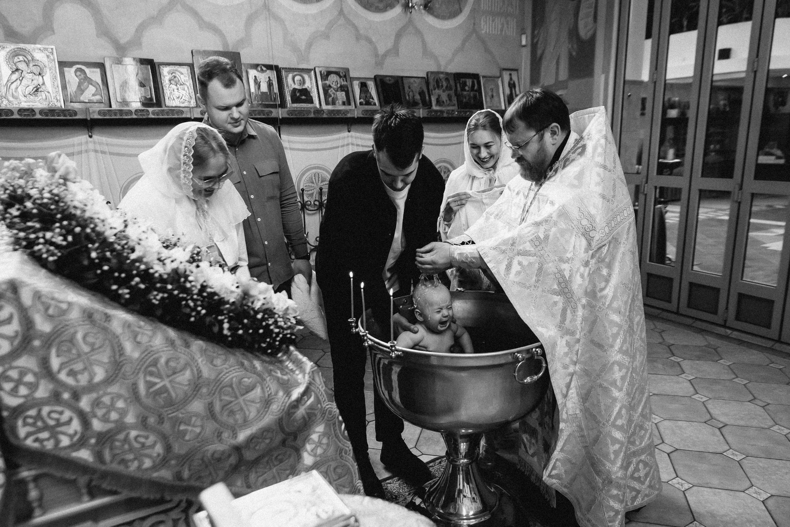 Крещение Леши. Семейный фотограф Минск Усова Ольга