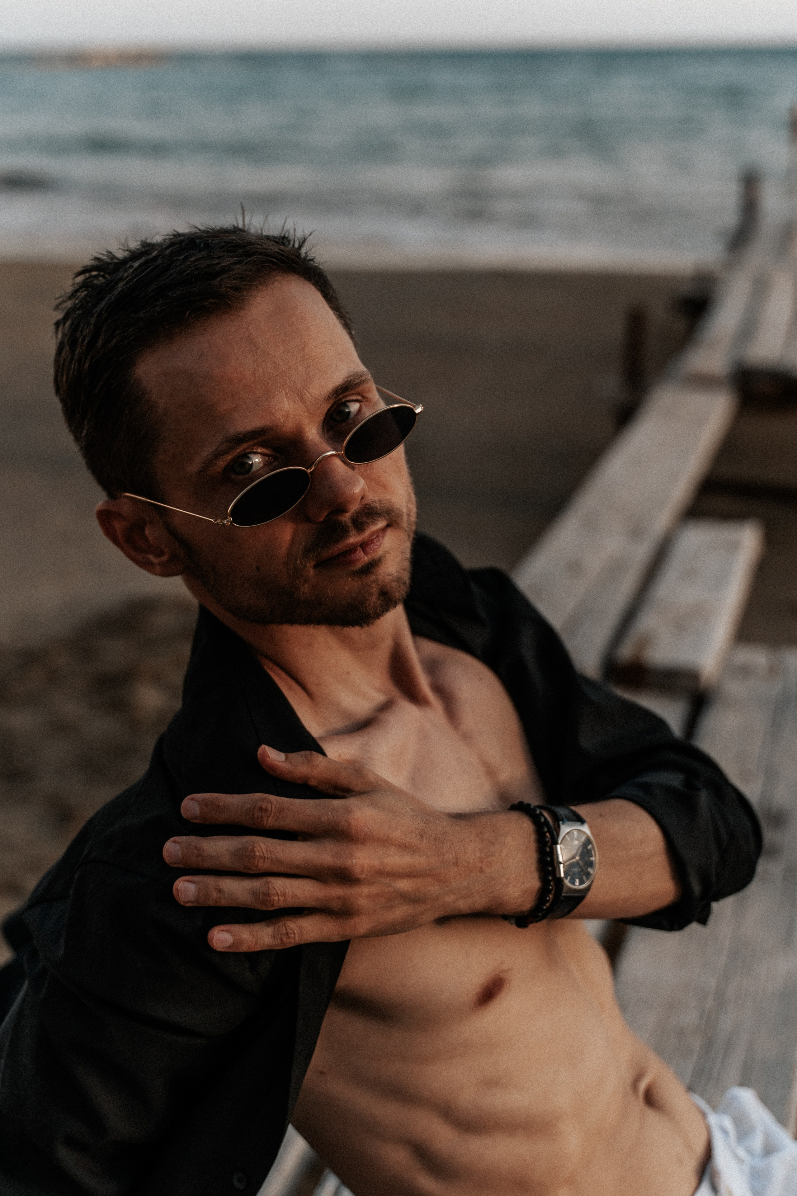 Фотосест на диком пляже для Андрея. Свадебный и семейный фотограф Ирина Чернова