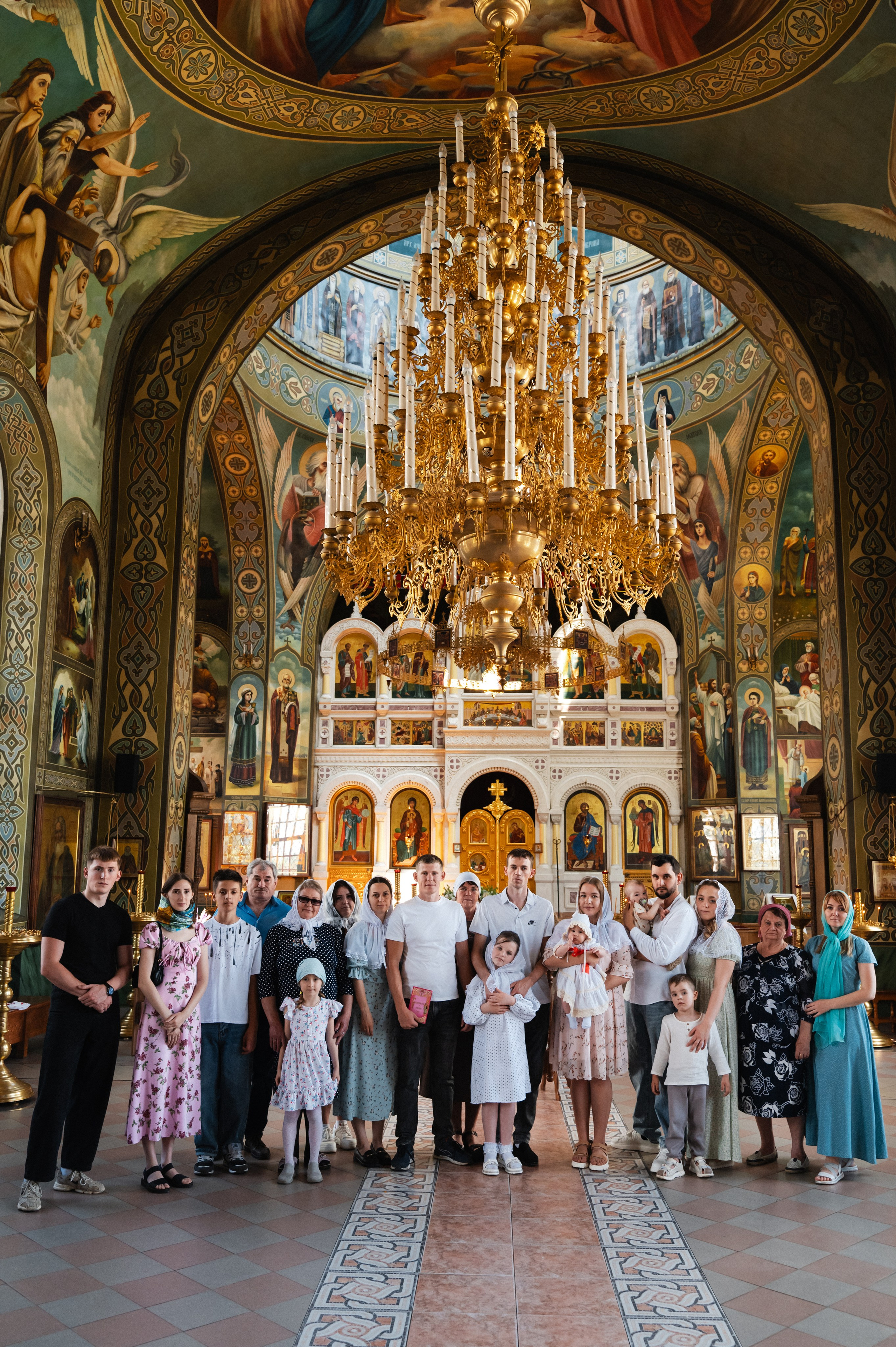 Таинство Крещения Дарьи (Храм Преполовения Пятидесятницы). Фотограф Ярута Оксана / Ростов-на-Дону