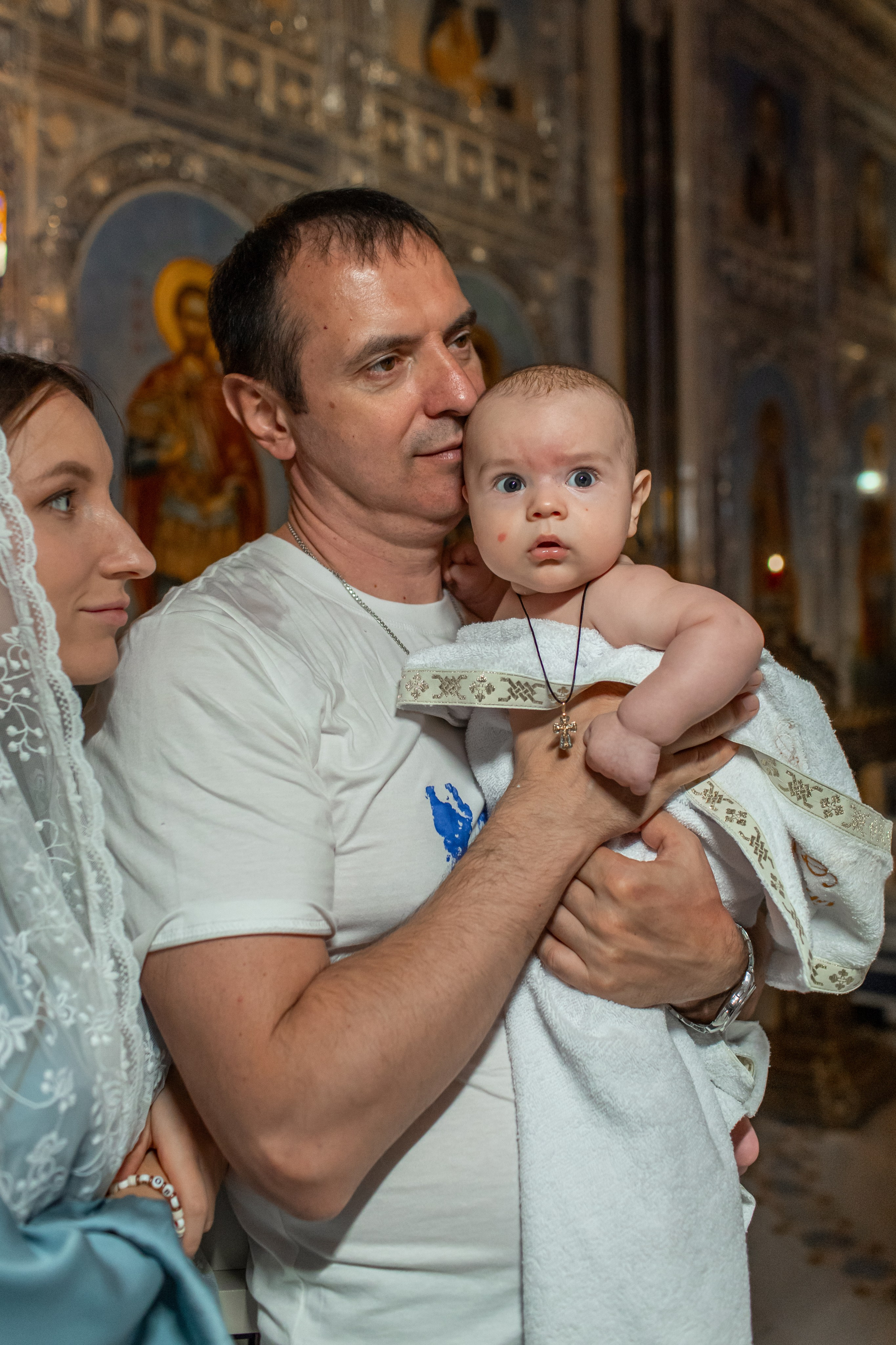 Крещение в Храме Вооруженных Сил России. Профессиональный фотограф в Москве и Мо Мария Шантарёва