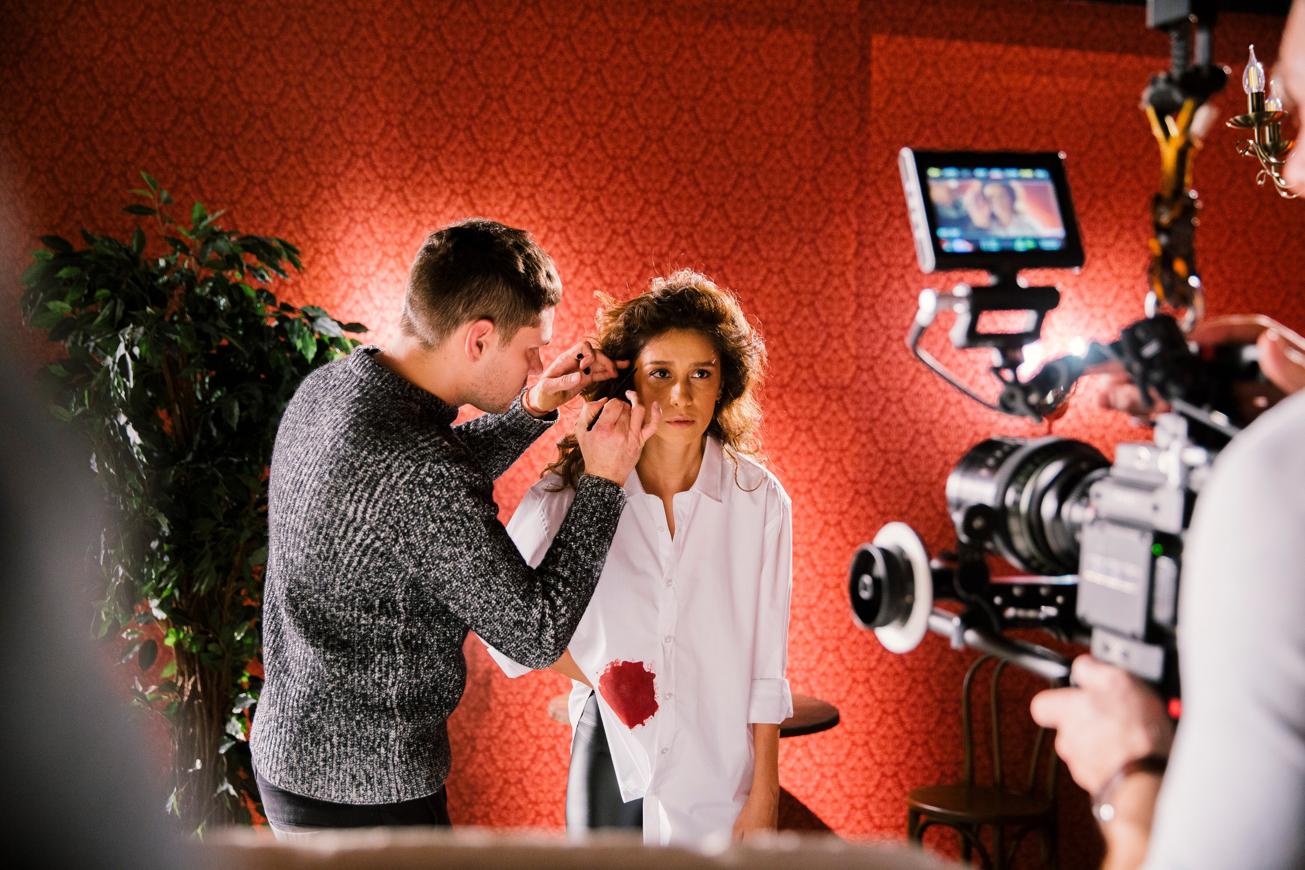 ФК Би-2 & Лиза Громова Мосфильм. Ольга Пилант. АРТ, бэкстейдж, свадебная и семейная фотография, городской портрет, интерьерная фотография