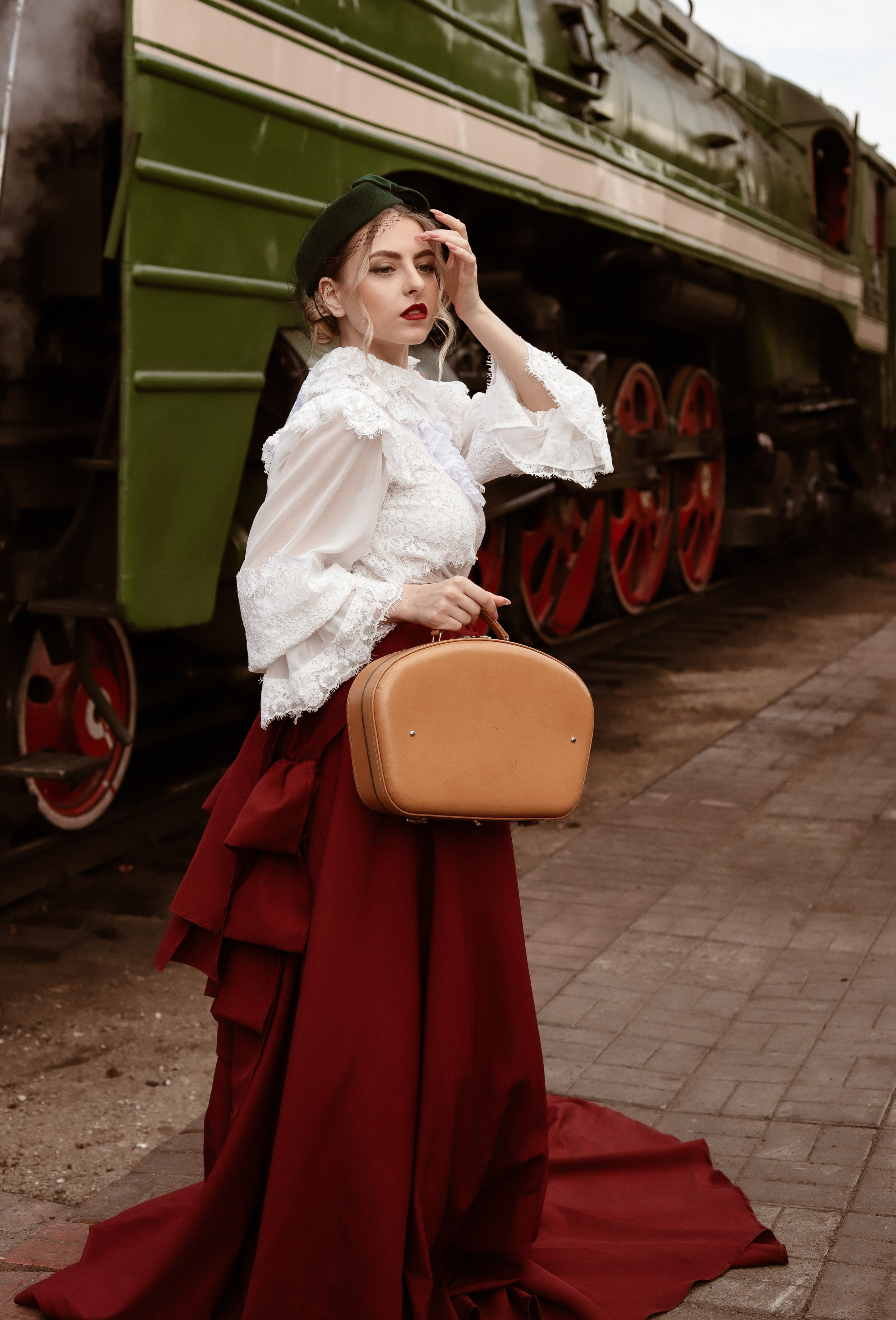 Ретро поезд. Детский и семейный фотограф в Москве