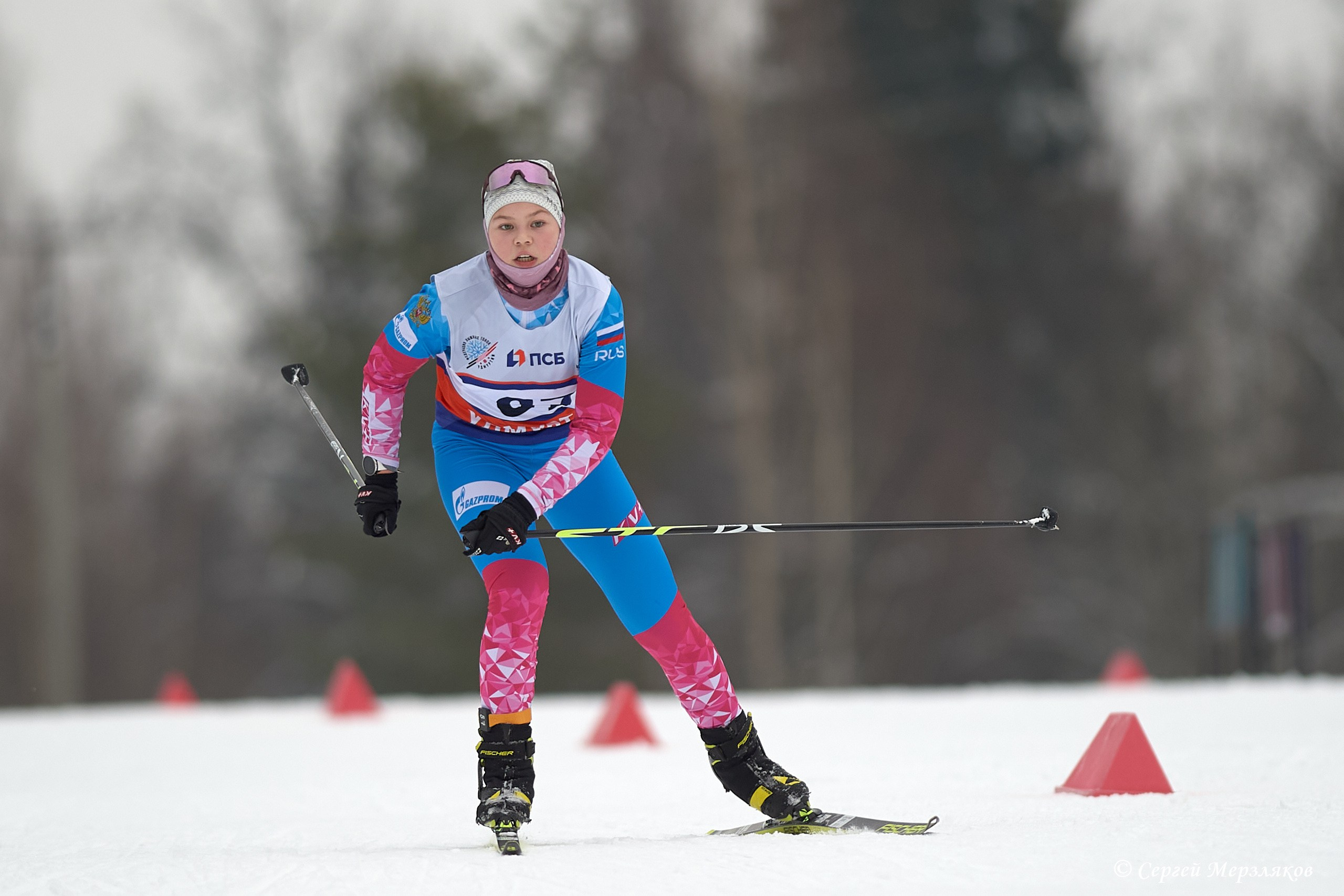 Всероссийские соревнования по лыжным гонкам на призы ЗМС Галины Кулаковой. Спортивный репортажный фотограф в Ижевске Сергей Мерзляков