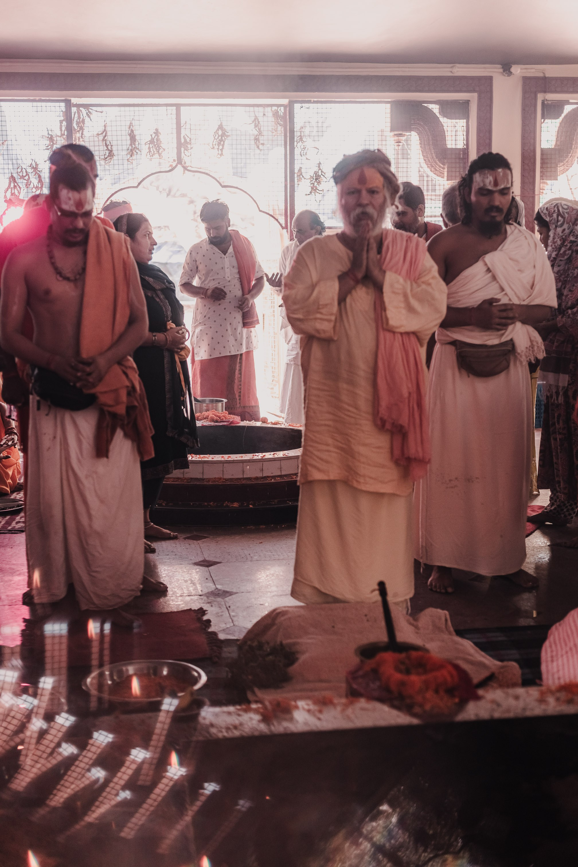 Navaratri yajna at Devraha Baba Ji ashram. Мариам Багдасарян