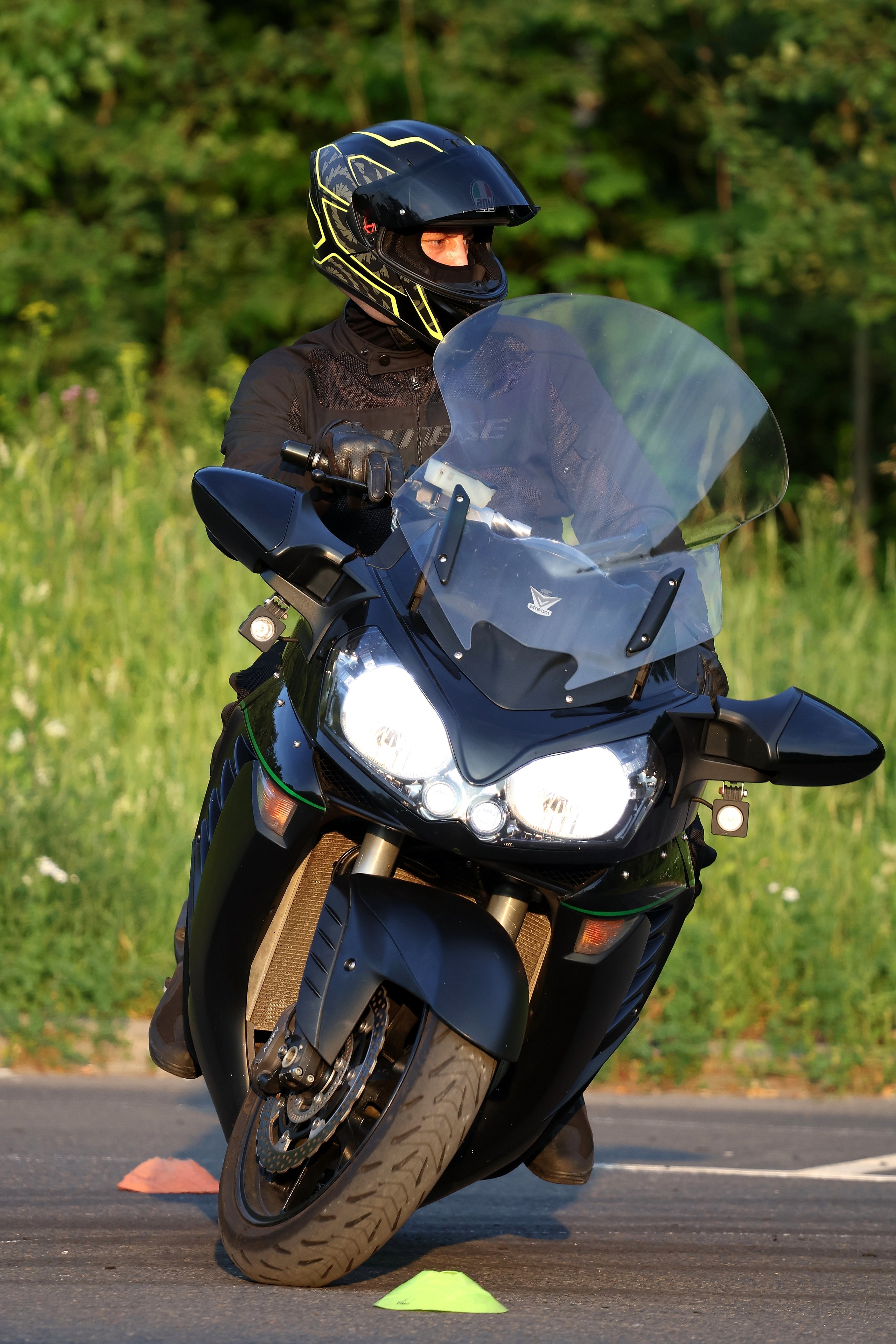 Мотоучебка. Занятия на площадке. Спортивный и репортажный фотограф Ермакова Светлана