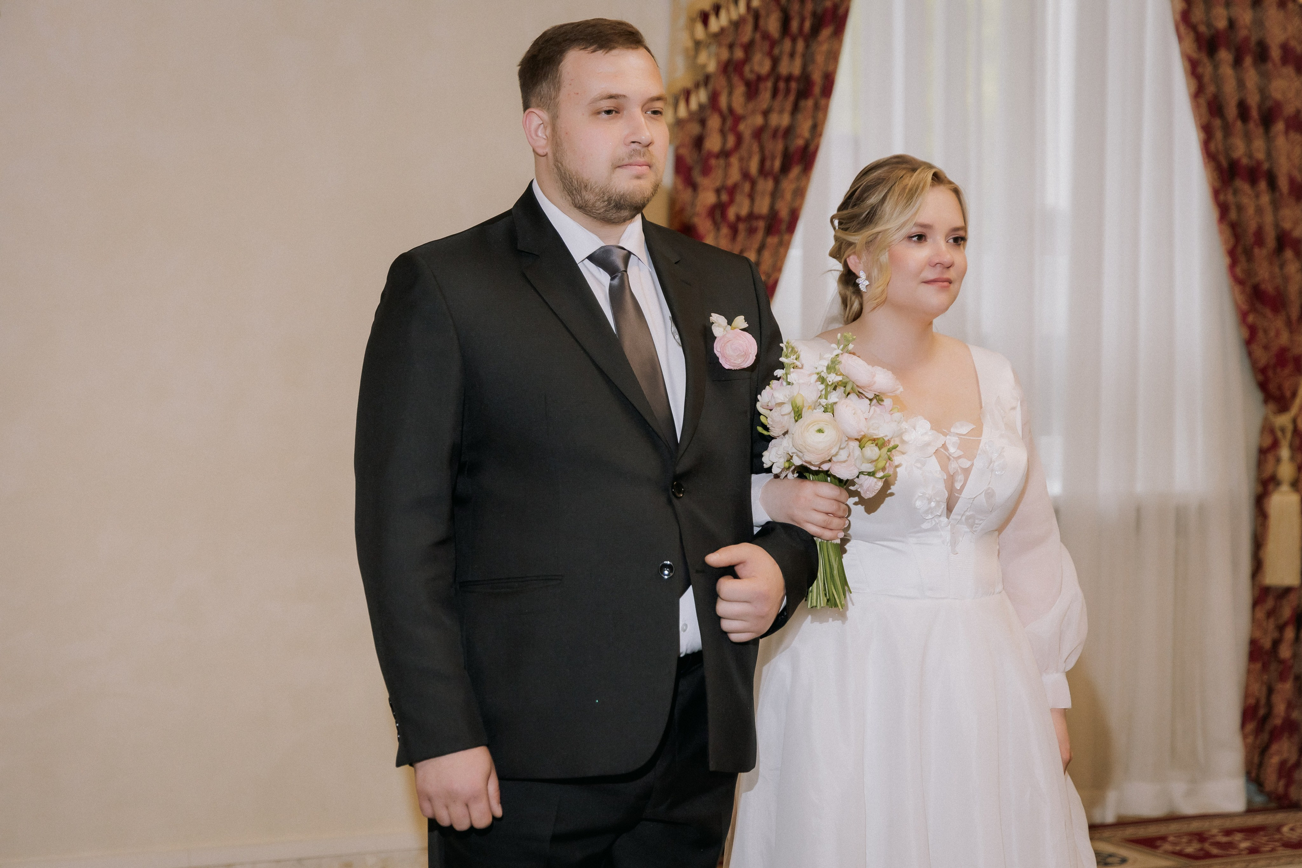 Анастасия и Сергей. Свадебная прогулка. Свадебная фотография. Арина Рубах