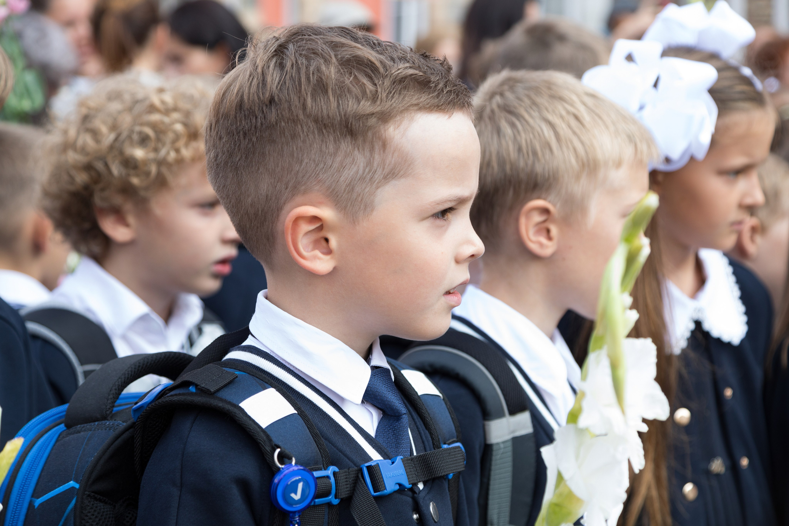 Линейка первоклассников. Детский и контент фотограф Надя Волкова Санкт-Петербург