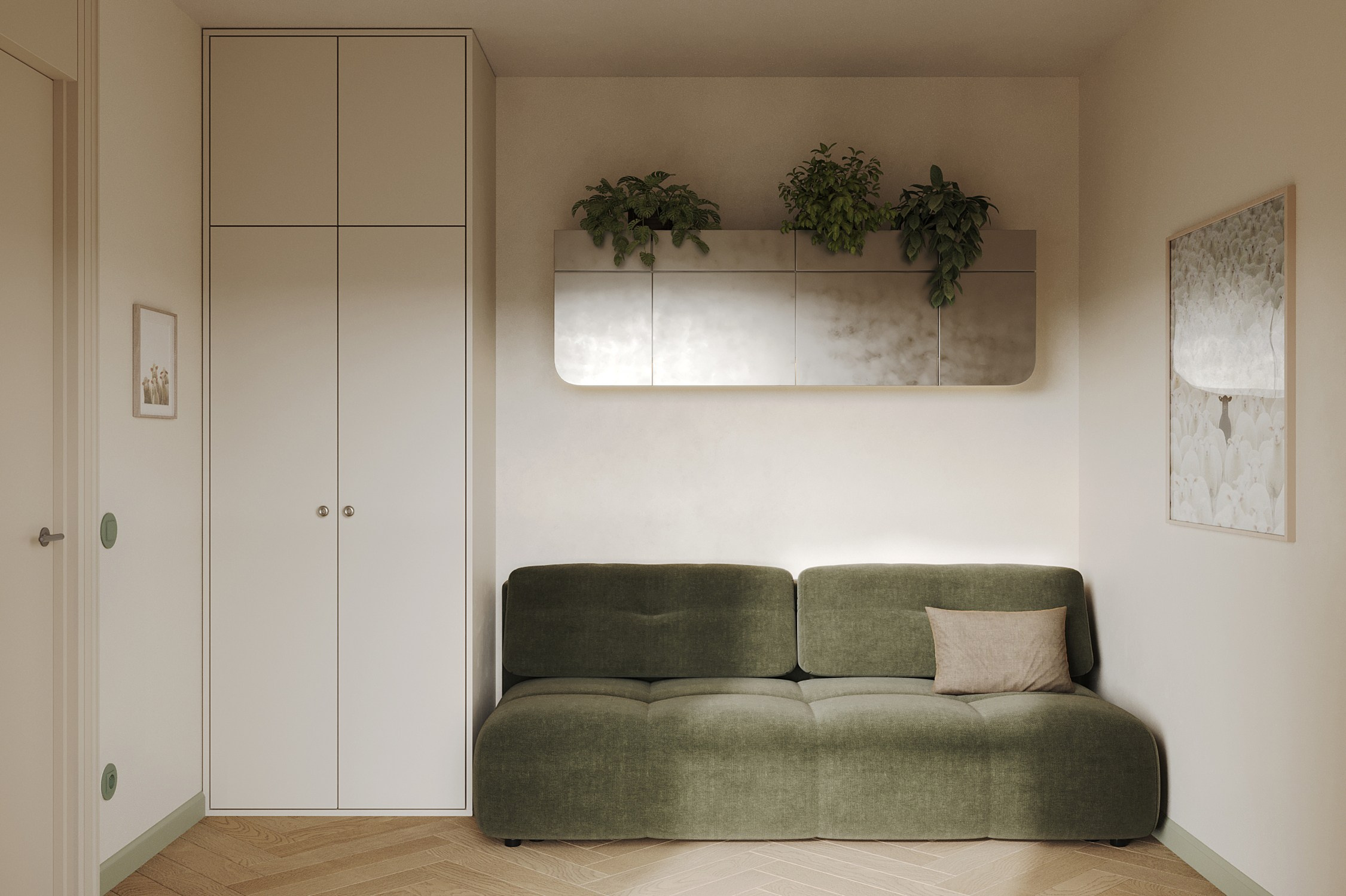 Сливочное небо. MIRRO STUDIO Дизайн интерьера и реализация под ключ Варшава